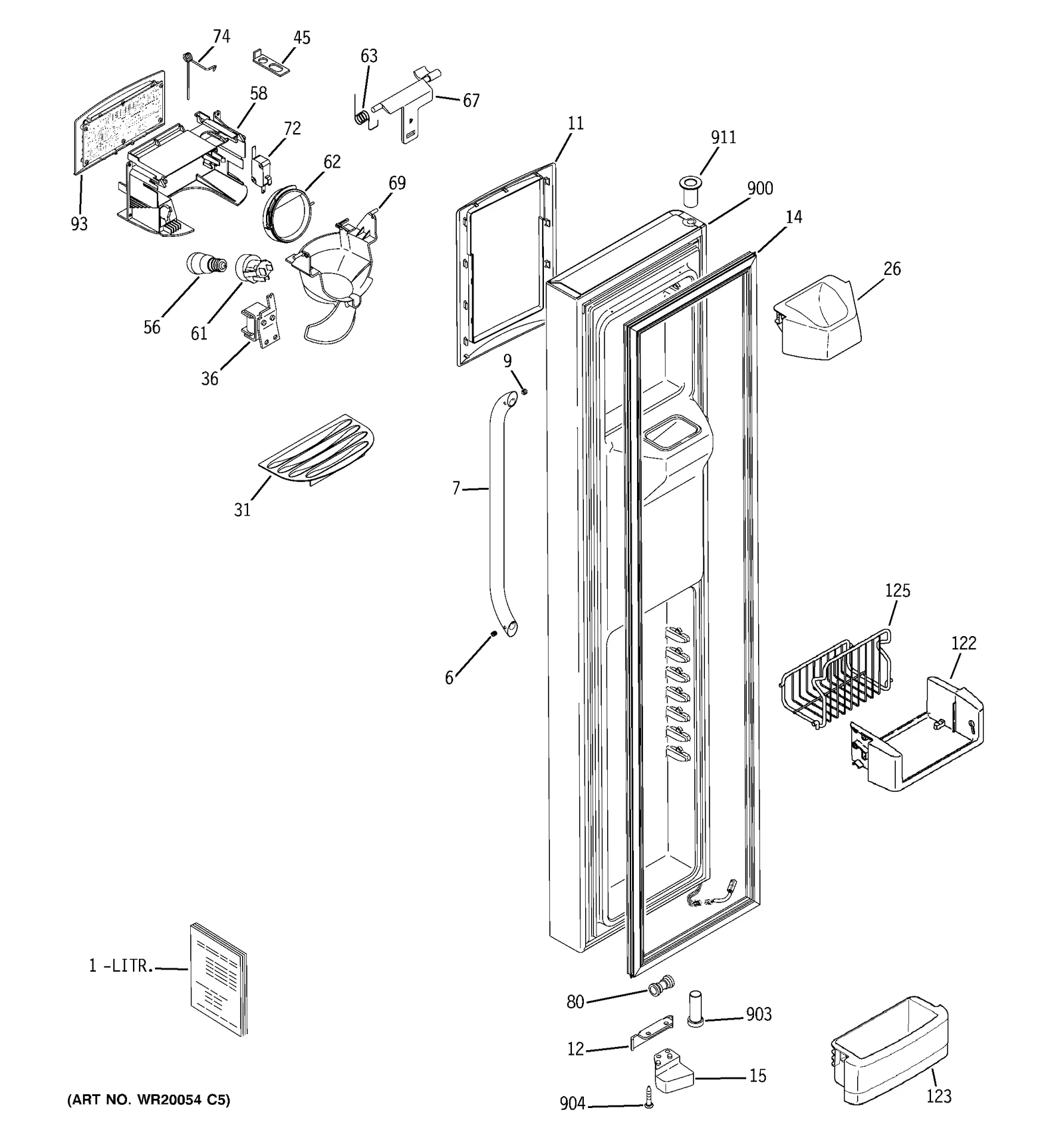 Stainless Steel Trim Recess Assembly