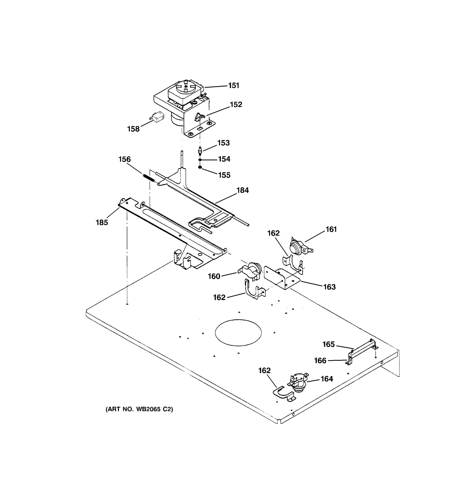 Door Latch Motor Spring