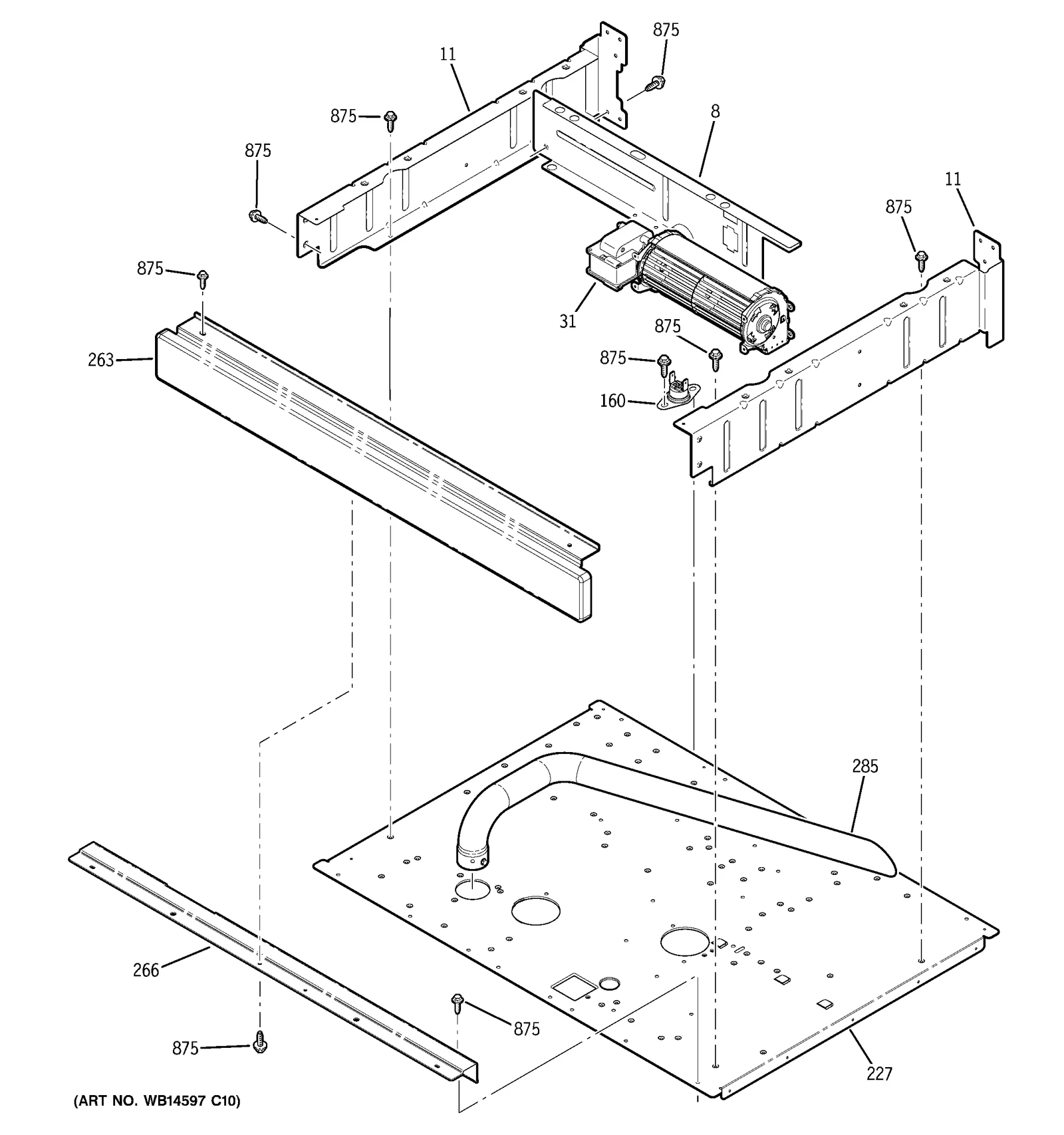 Vent Fan Trim Assembly