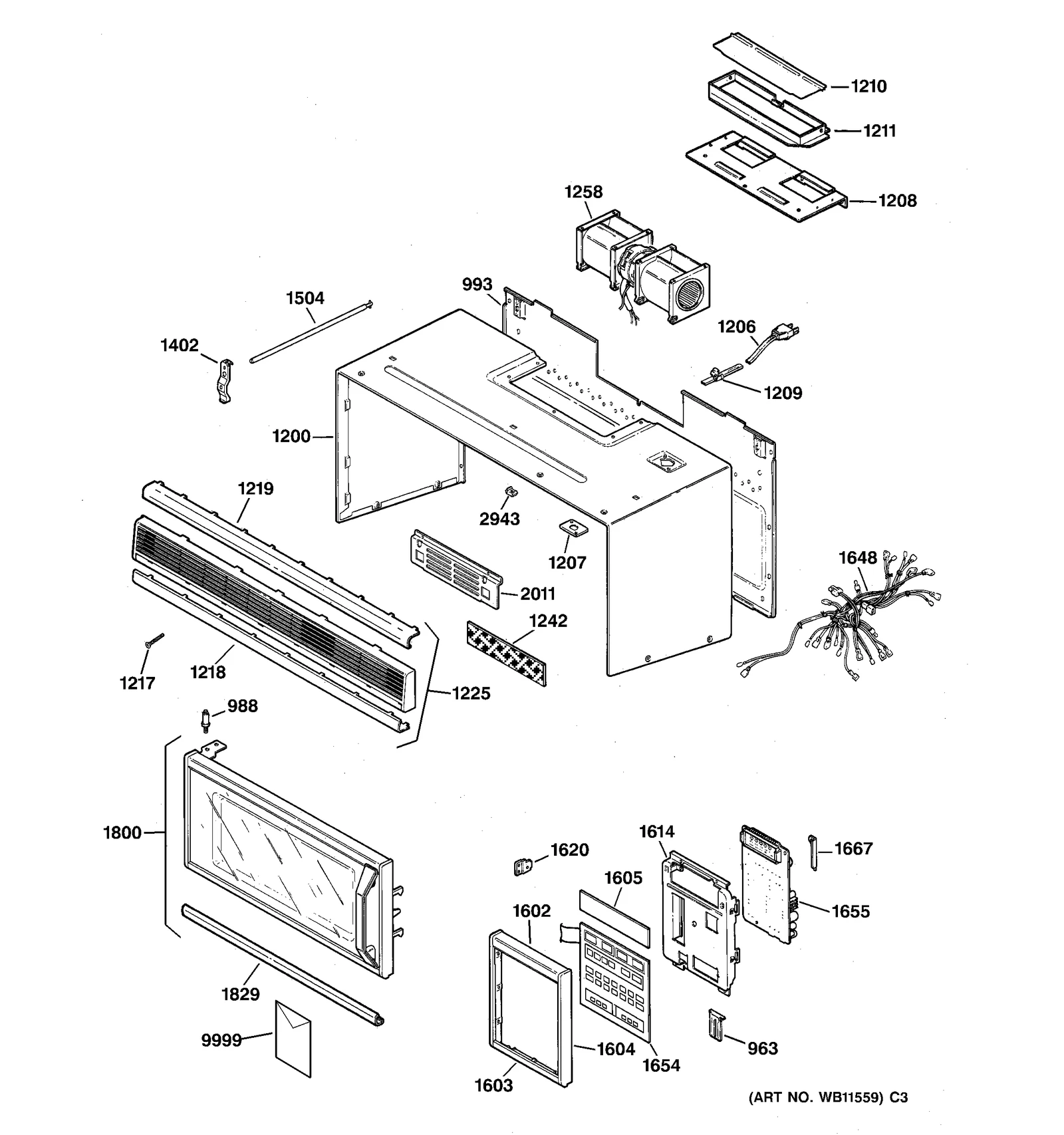 White Door Assembly