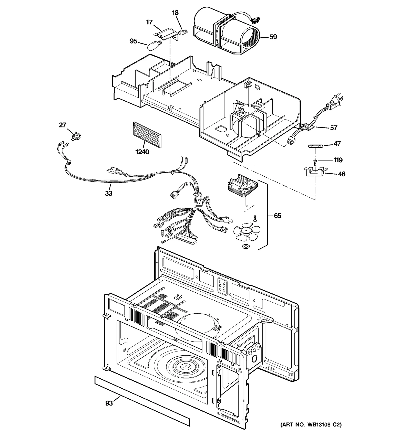 Motor Blade and Nut Ring Kit