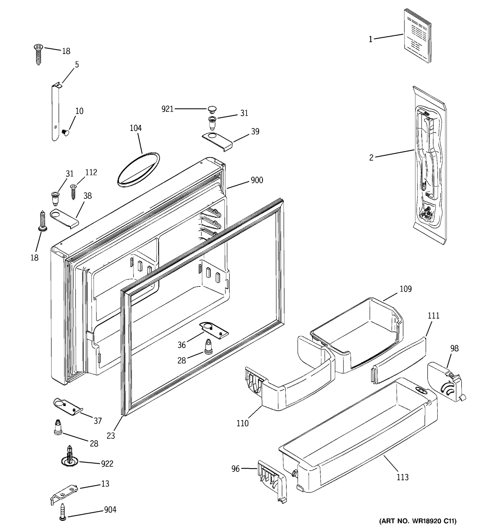 Door Foam Assembly