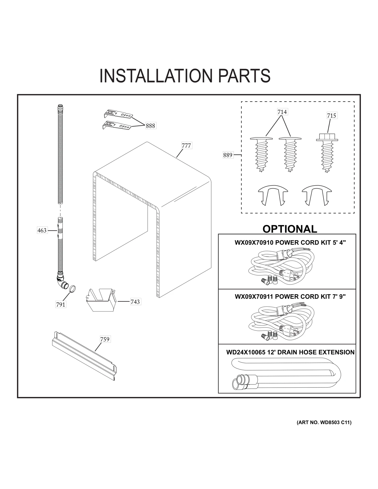 INSTALLATION PARTS