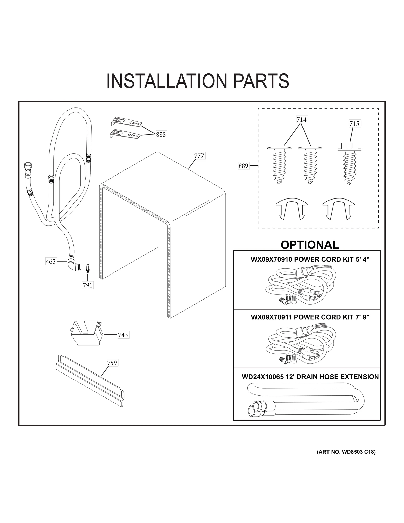 INSTALLATION PARTS