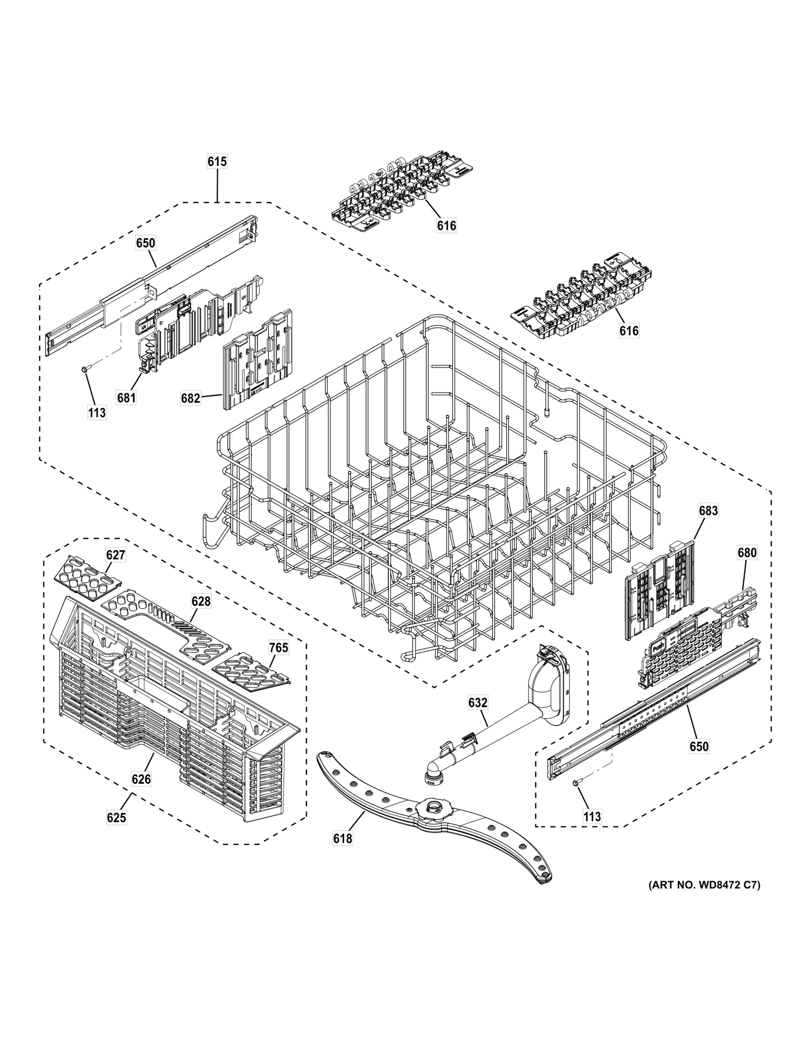 Complete Upper Service Rack
