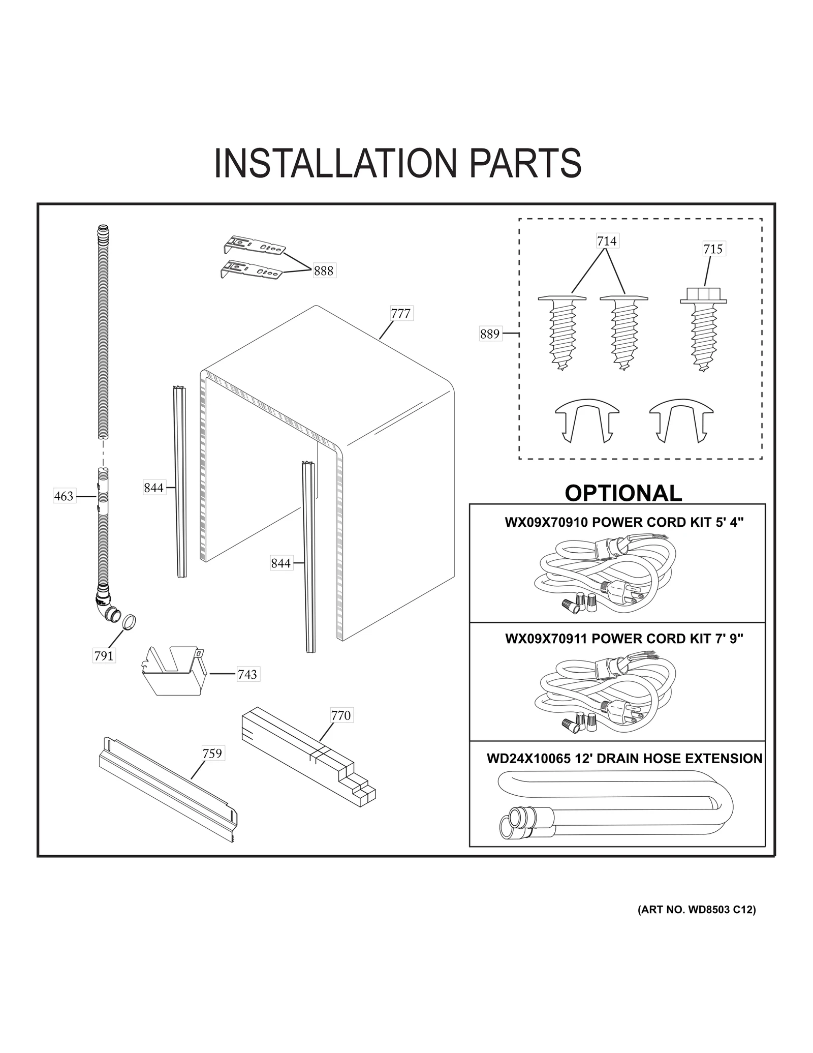 INSTALLATION PARTS