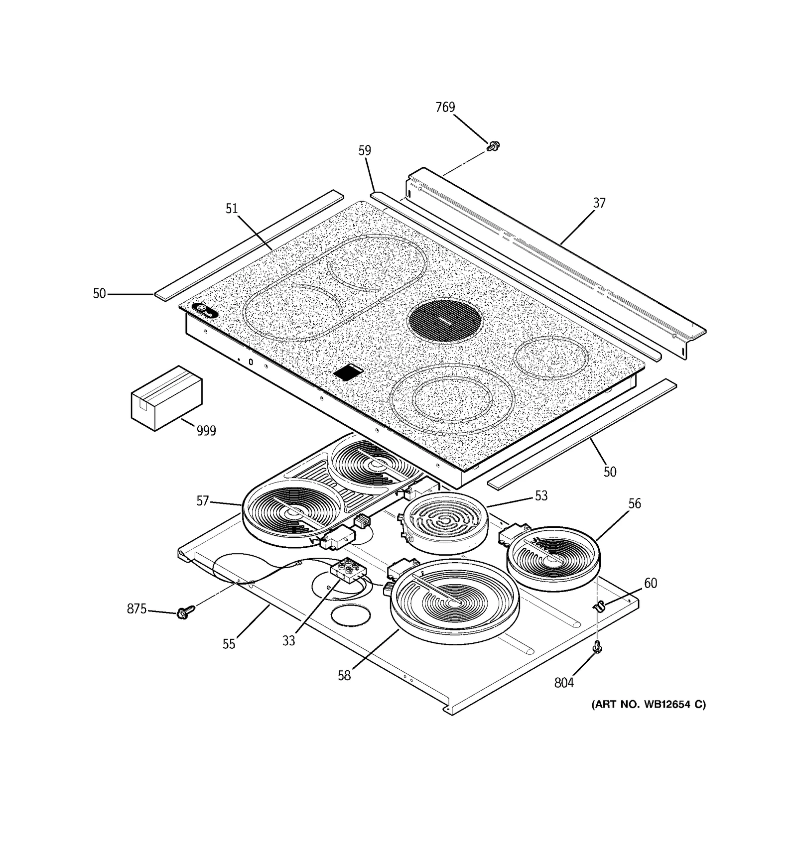 Glass Maintop Assembly