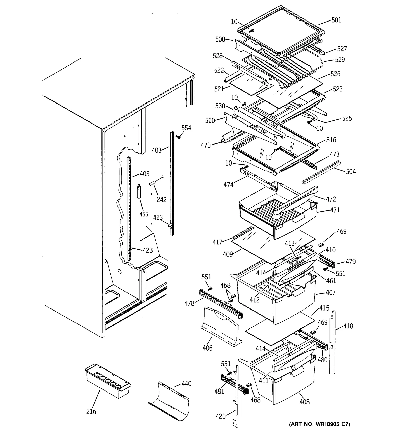 Shelf Encap Slide-Out