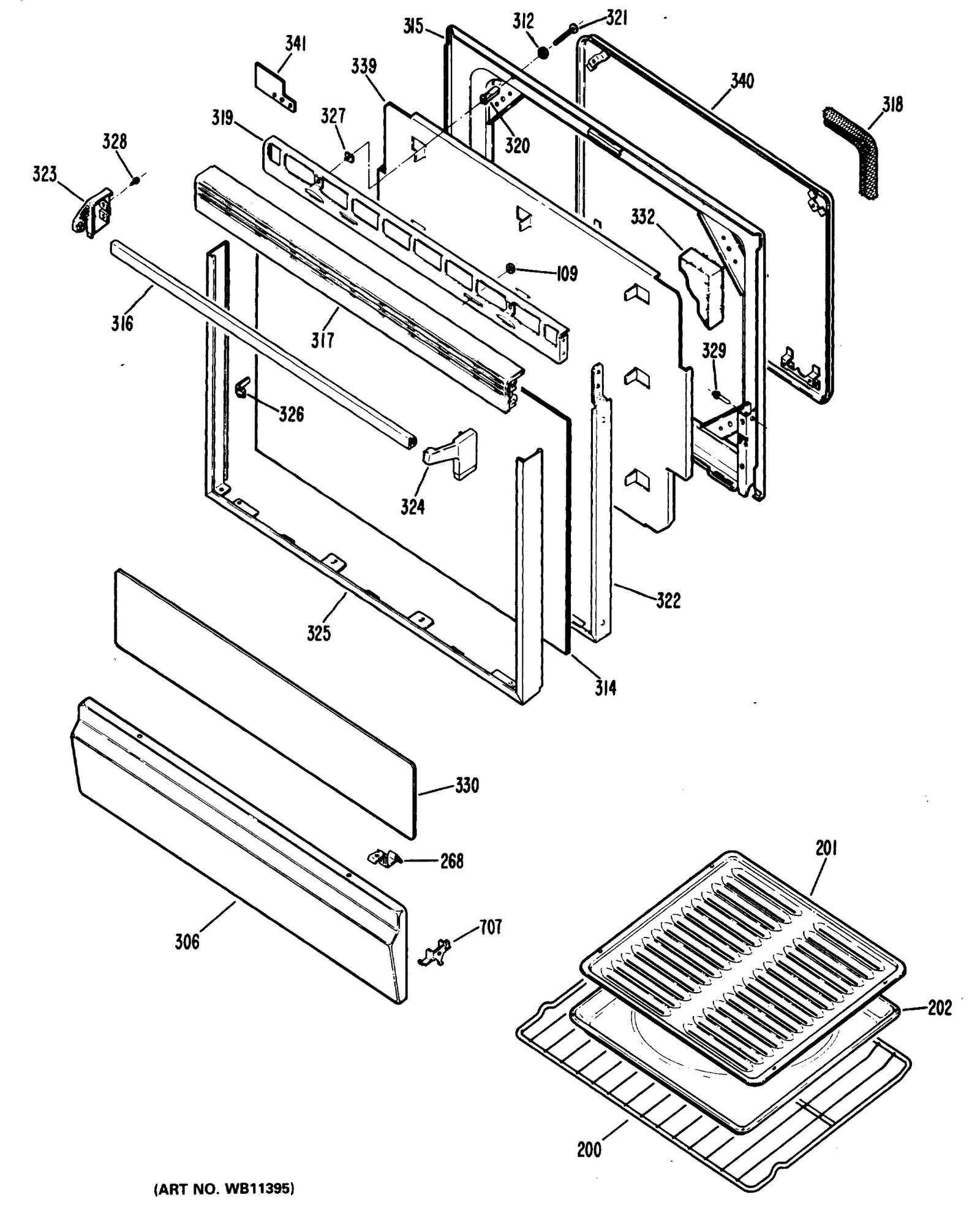 White Drawer Panel