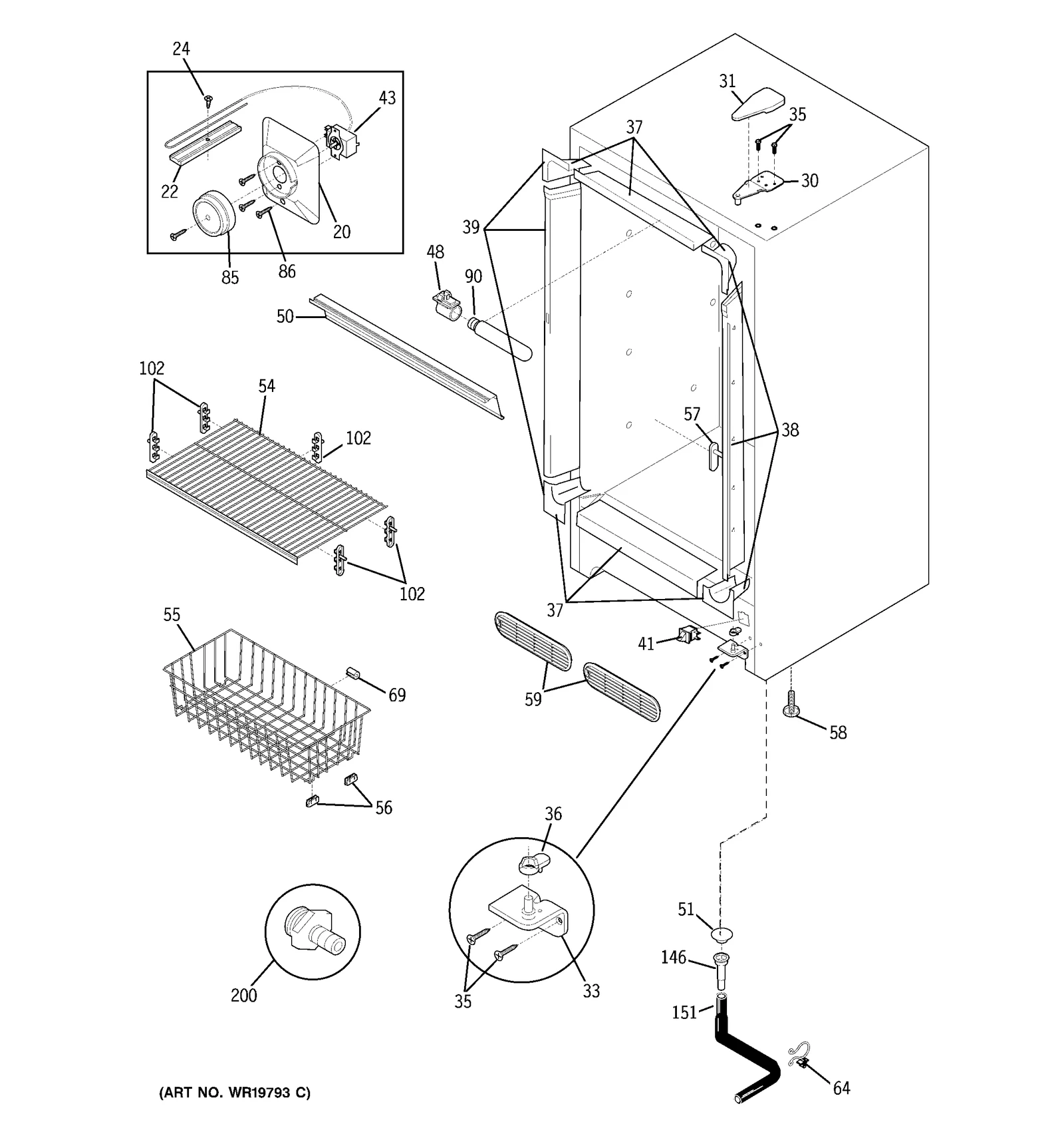 Bottom Stepped Hinge