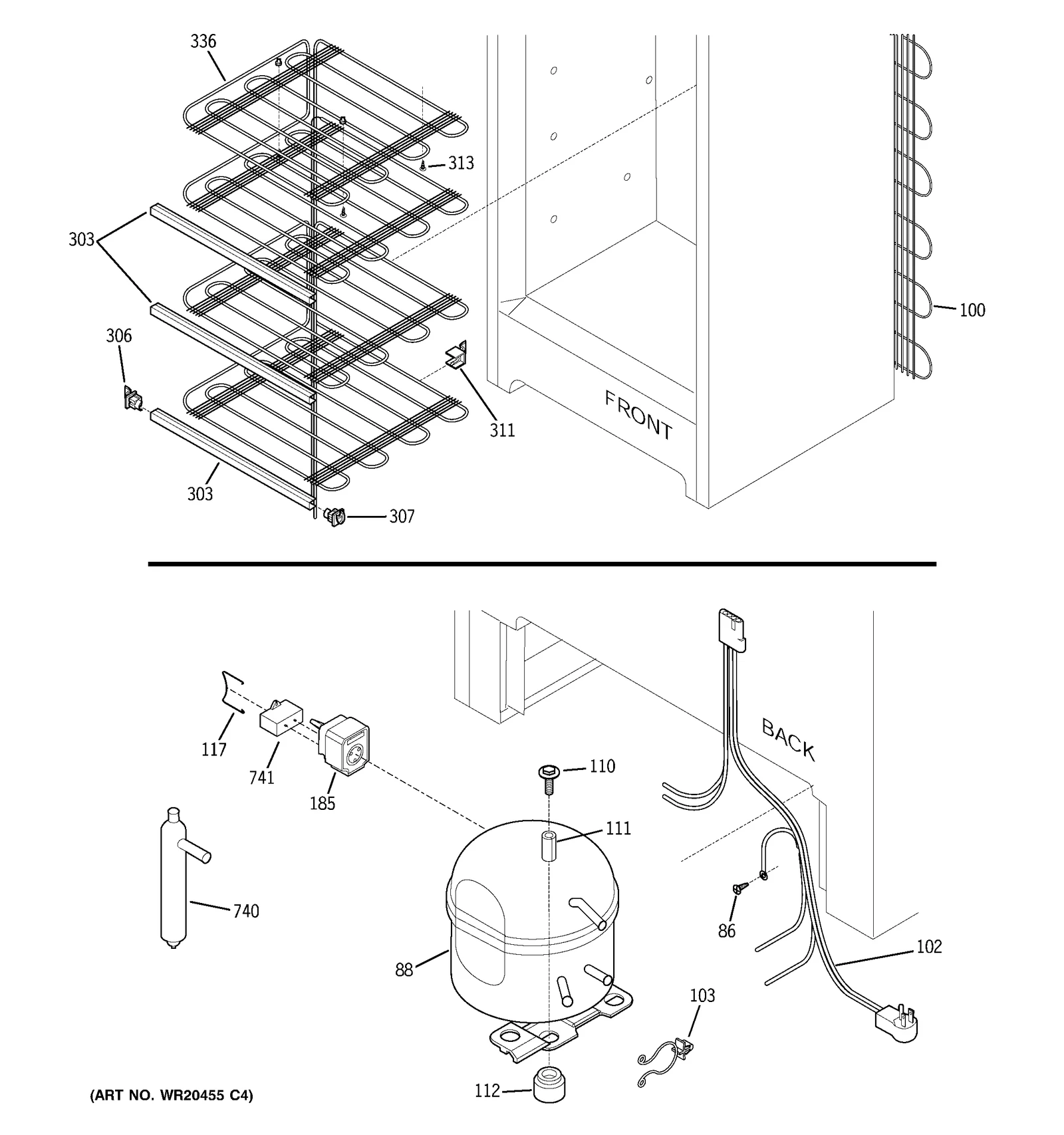 Evaporator Tubing Assembly