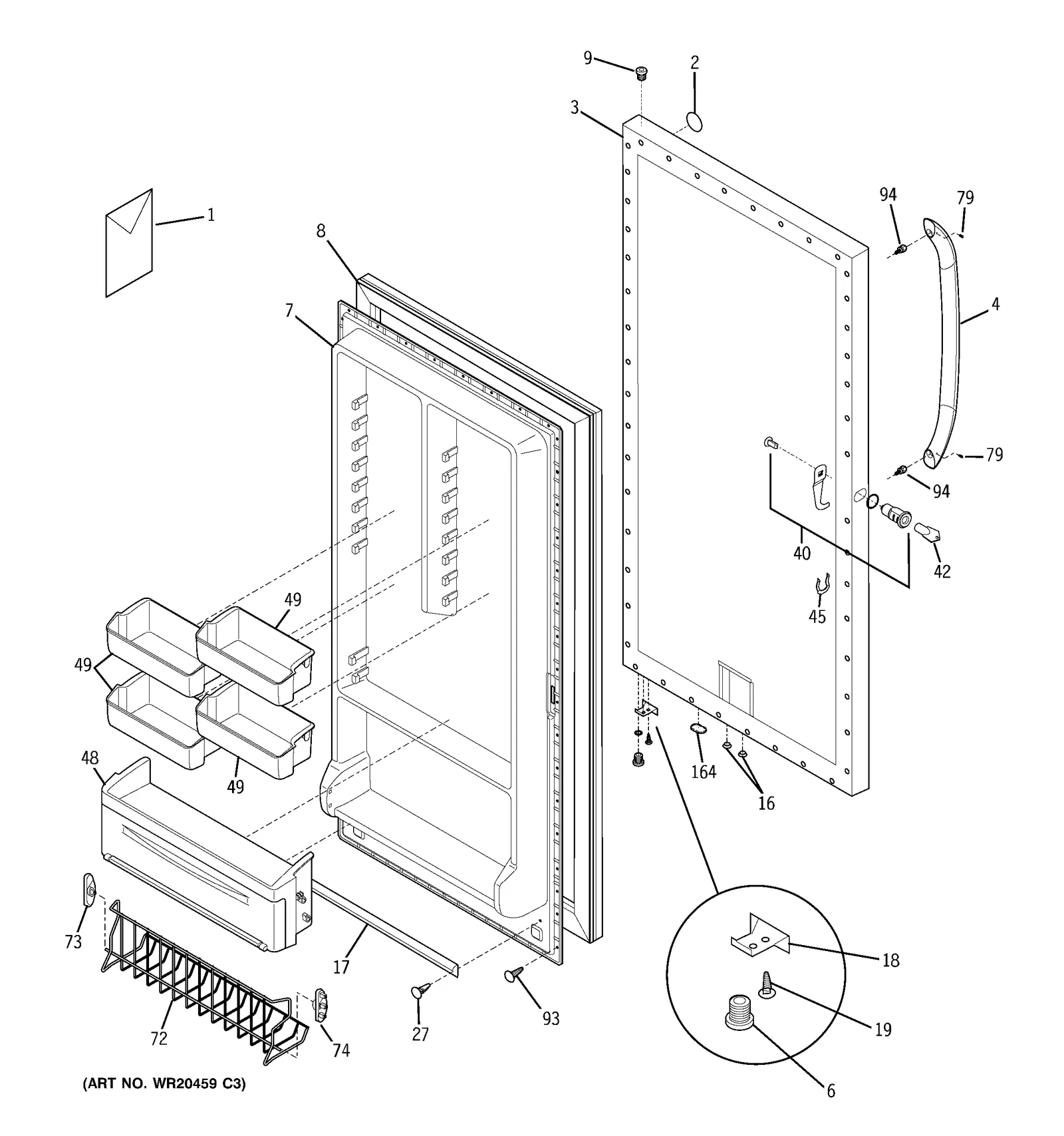 Door Bin 2-Liter
