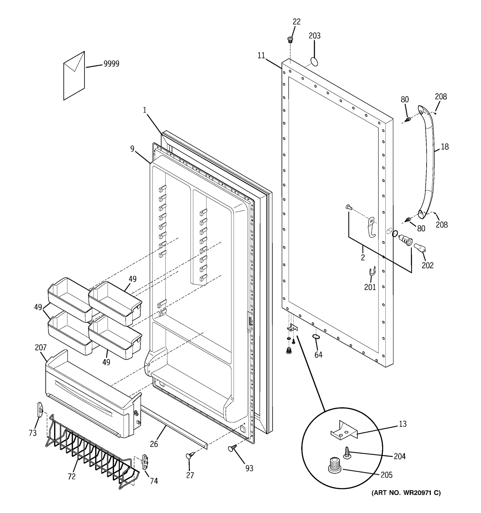 Tilt-Out Wire Shelf