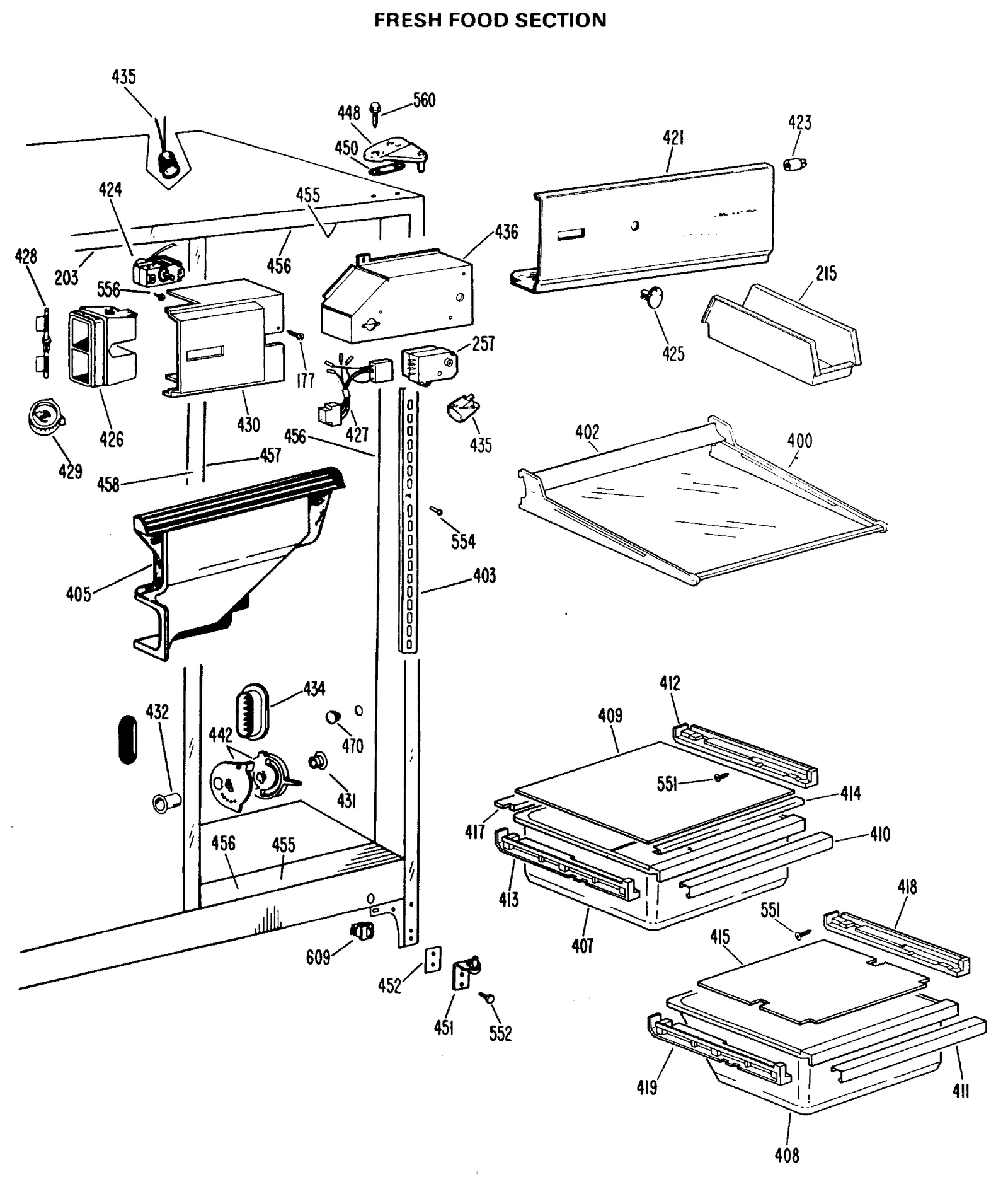 Glass Shelf Cantilever