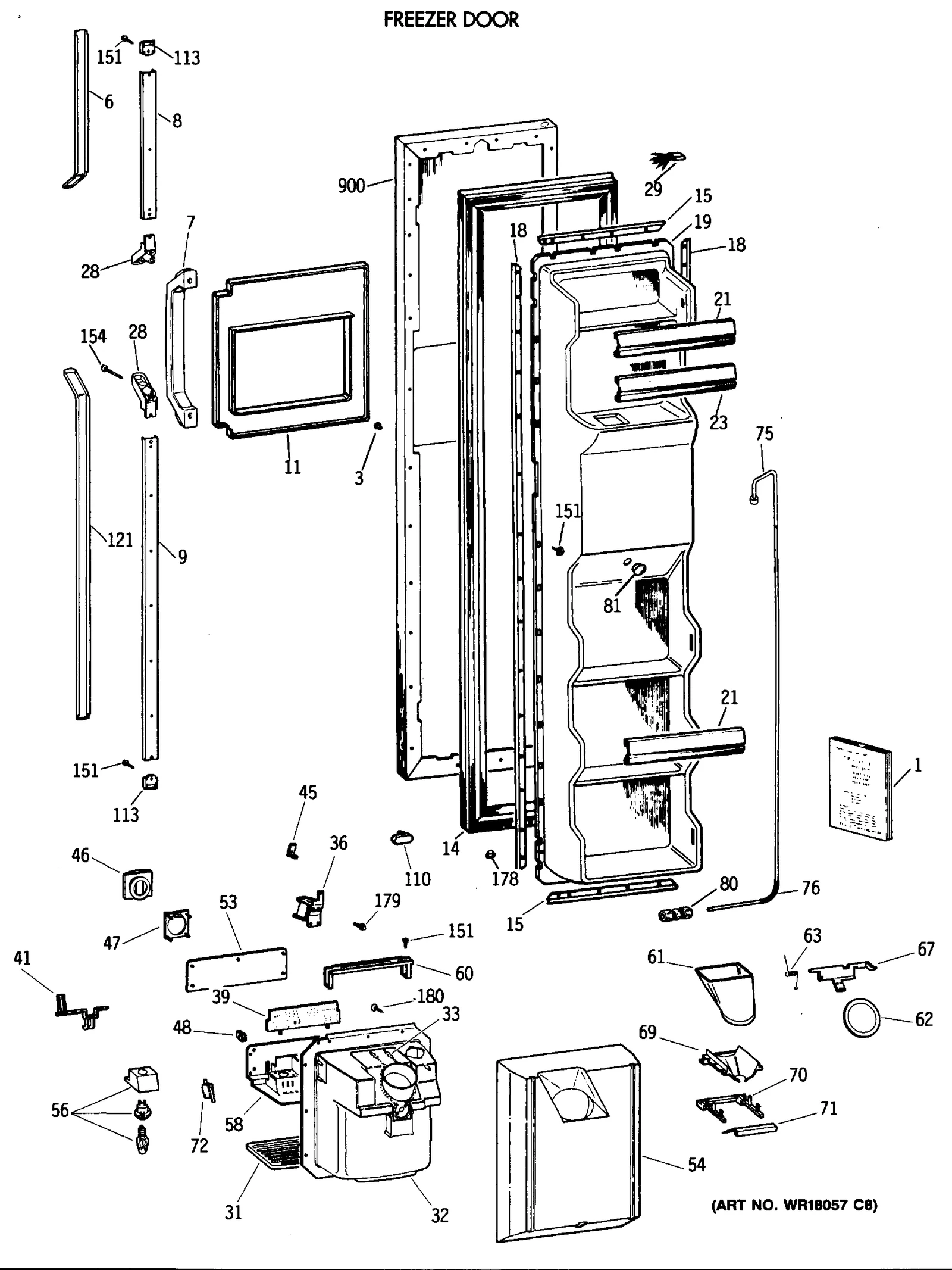 Dispenser Trim Assembly