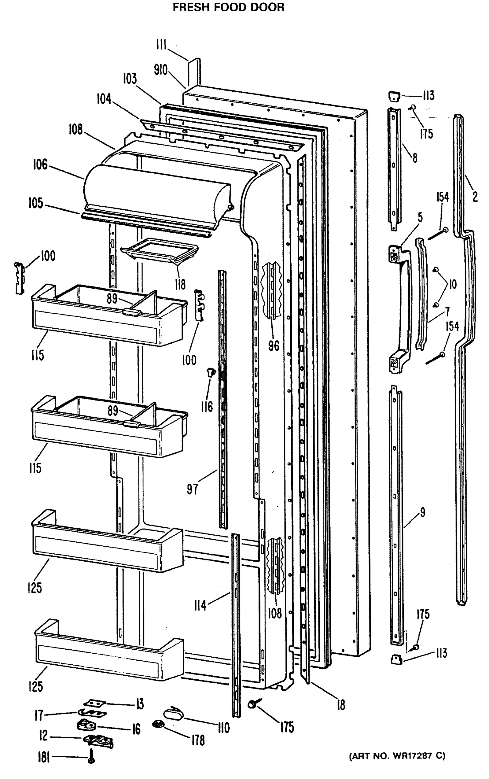 Door Shelf Module Assembly