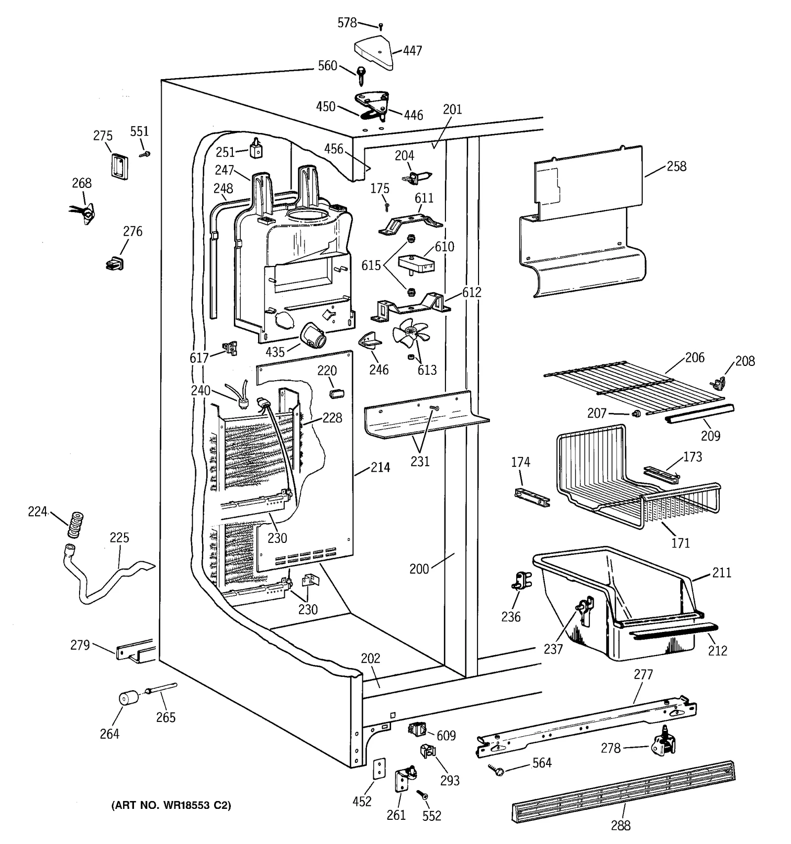 Evaporator Bracket
