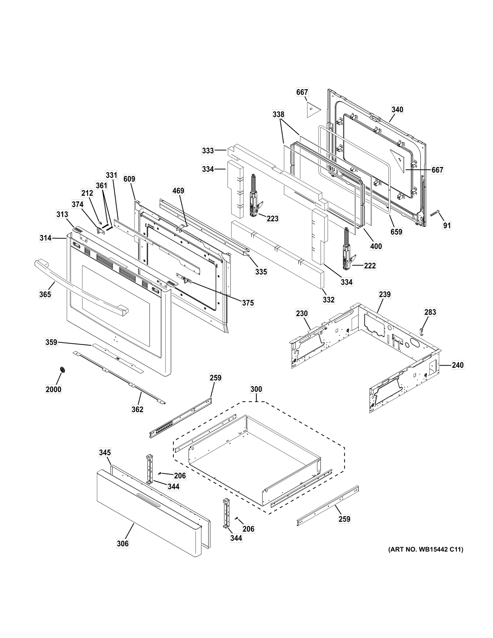 Broil Left Side Panel