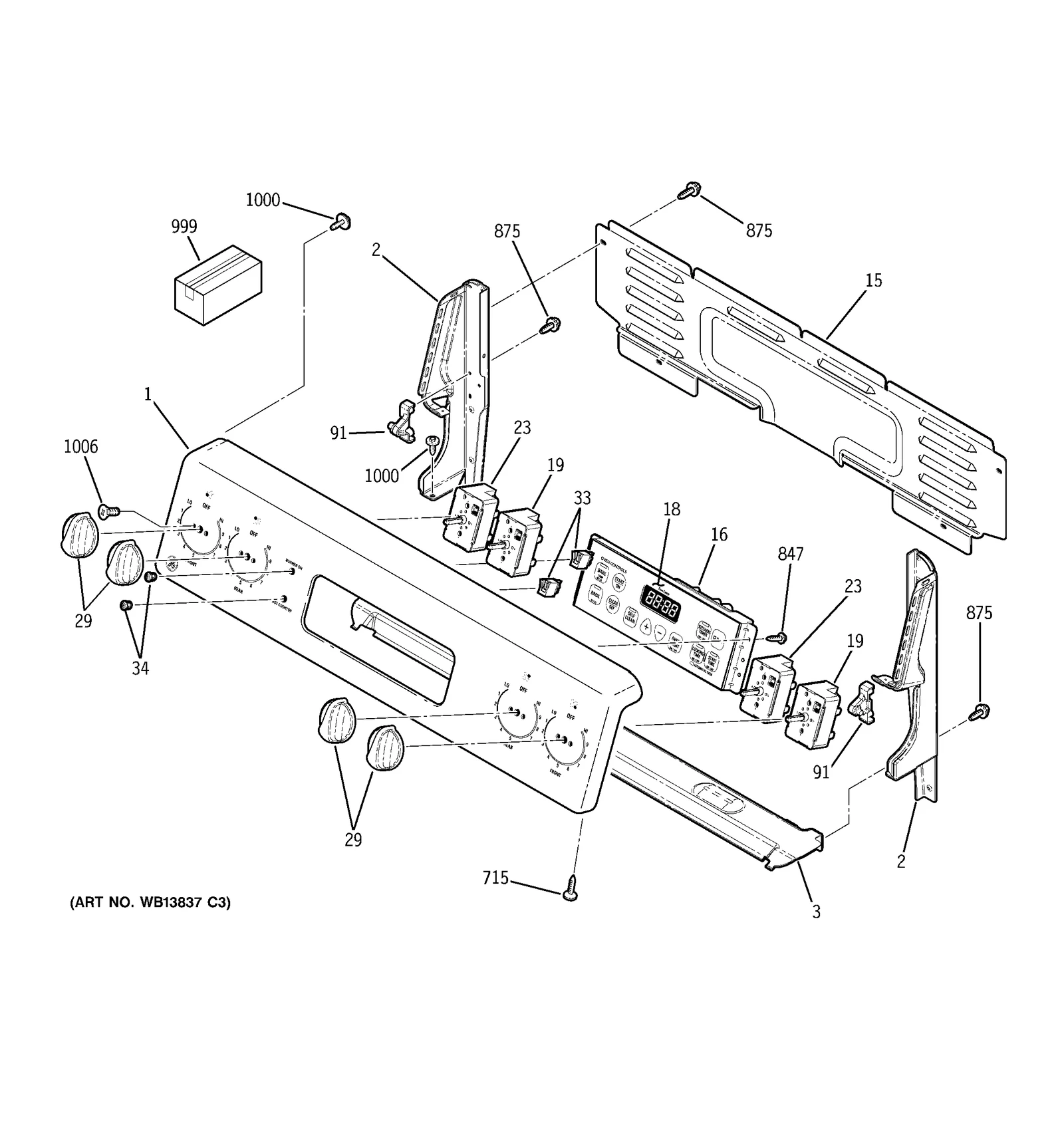 Trim and Bracket Assembly