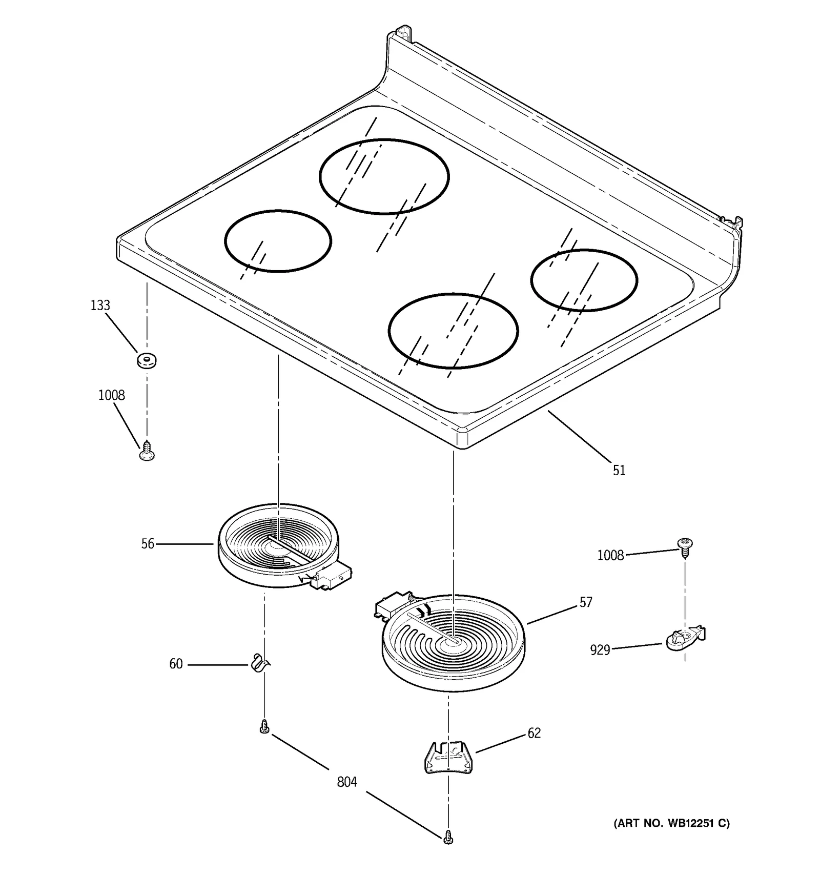 Radiant Top Assembly