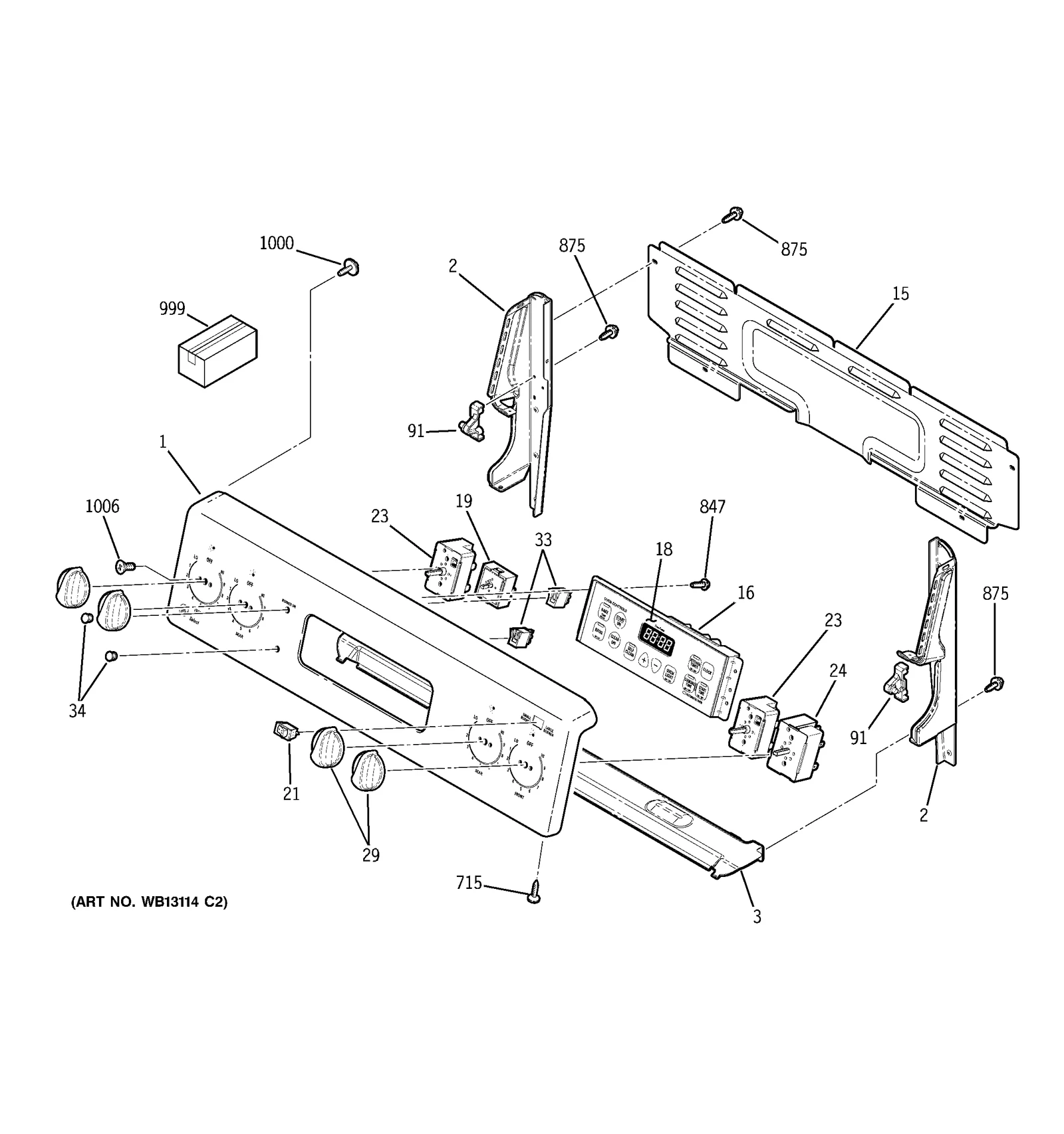 Trim and Bracket Assembly