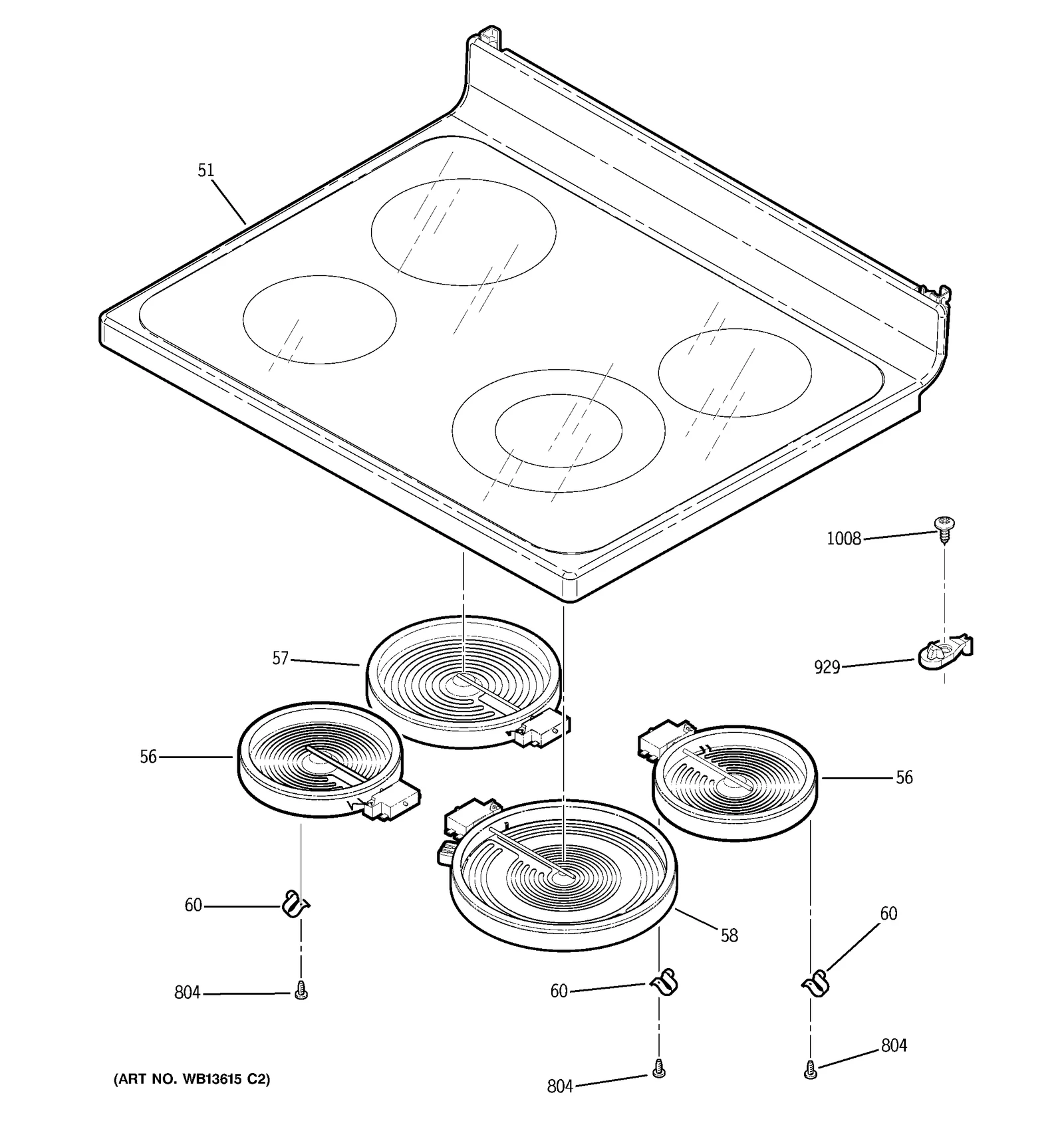 Radiant Top Assembly