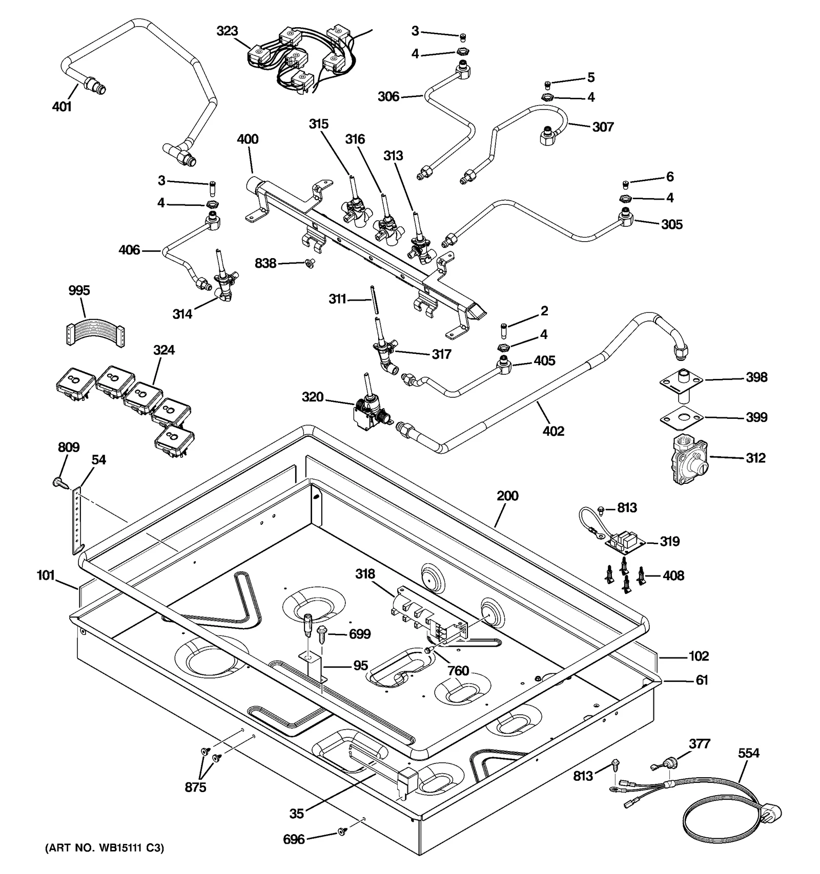 Burner Tube Assembly