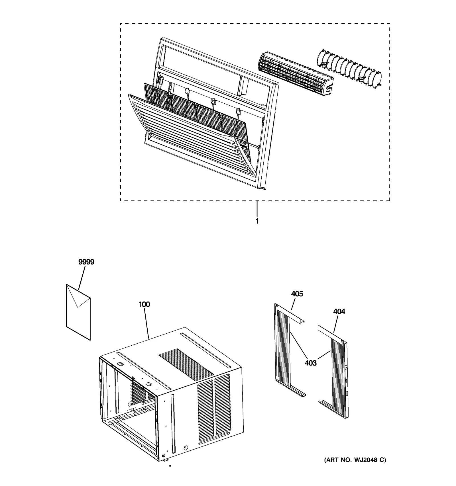 Left Curtain Frame