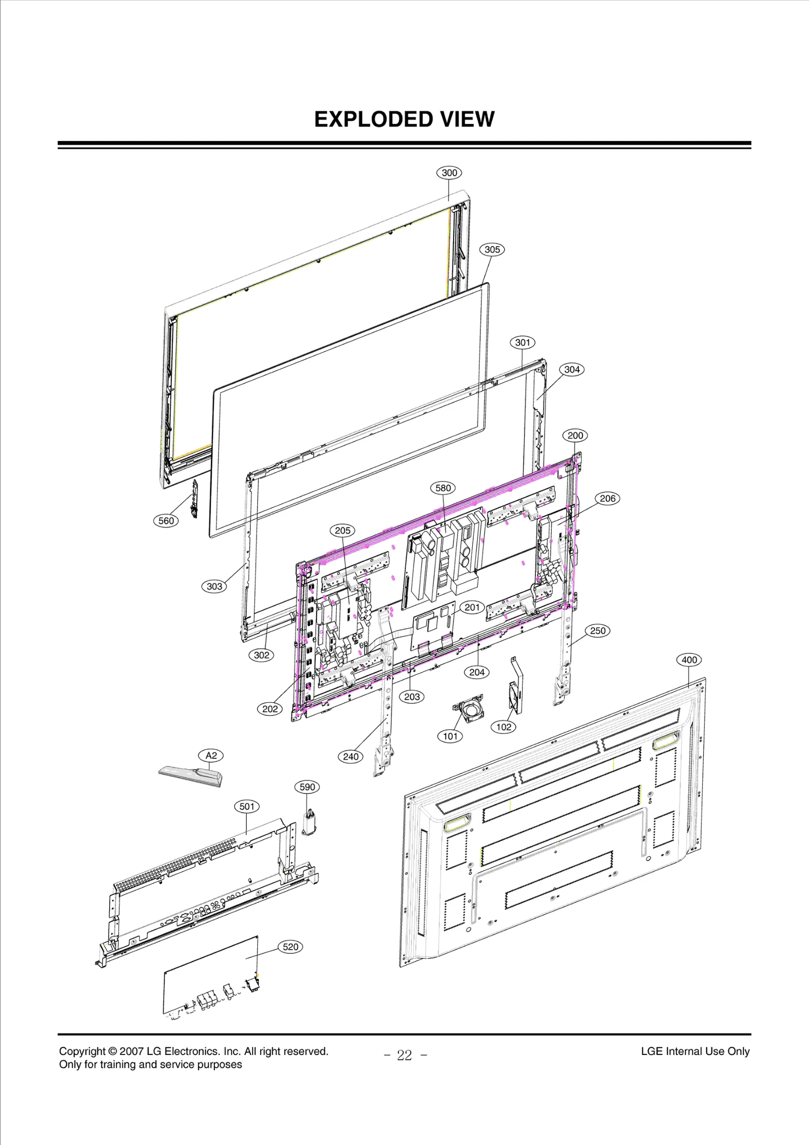 XGA PDP Module
