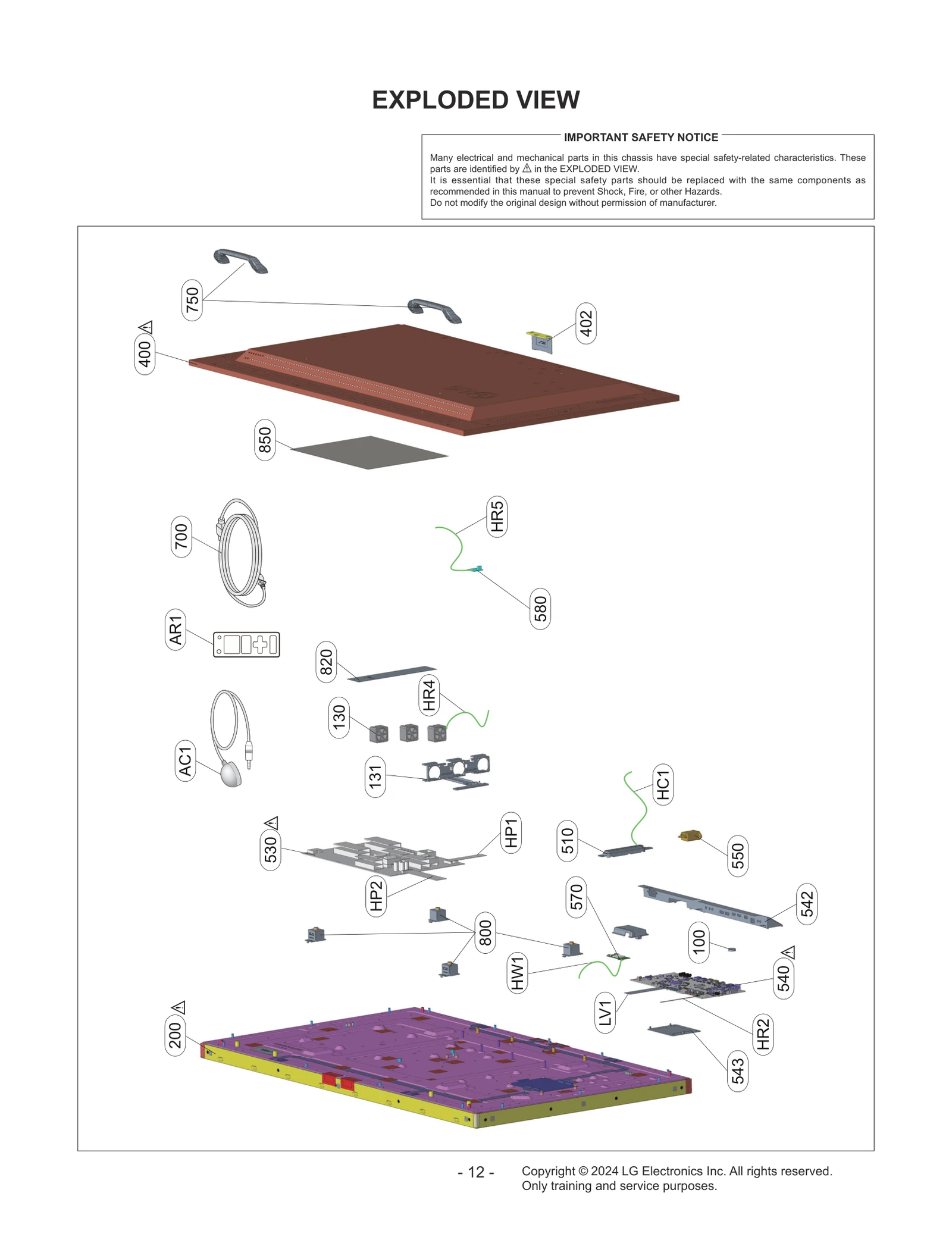 Main Board,BPR Total Assembly