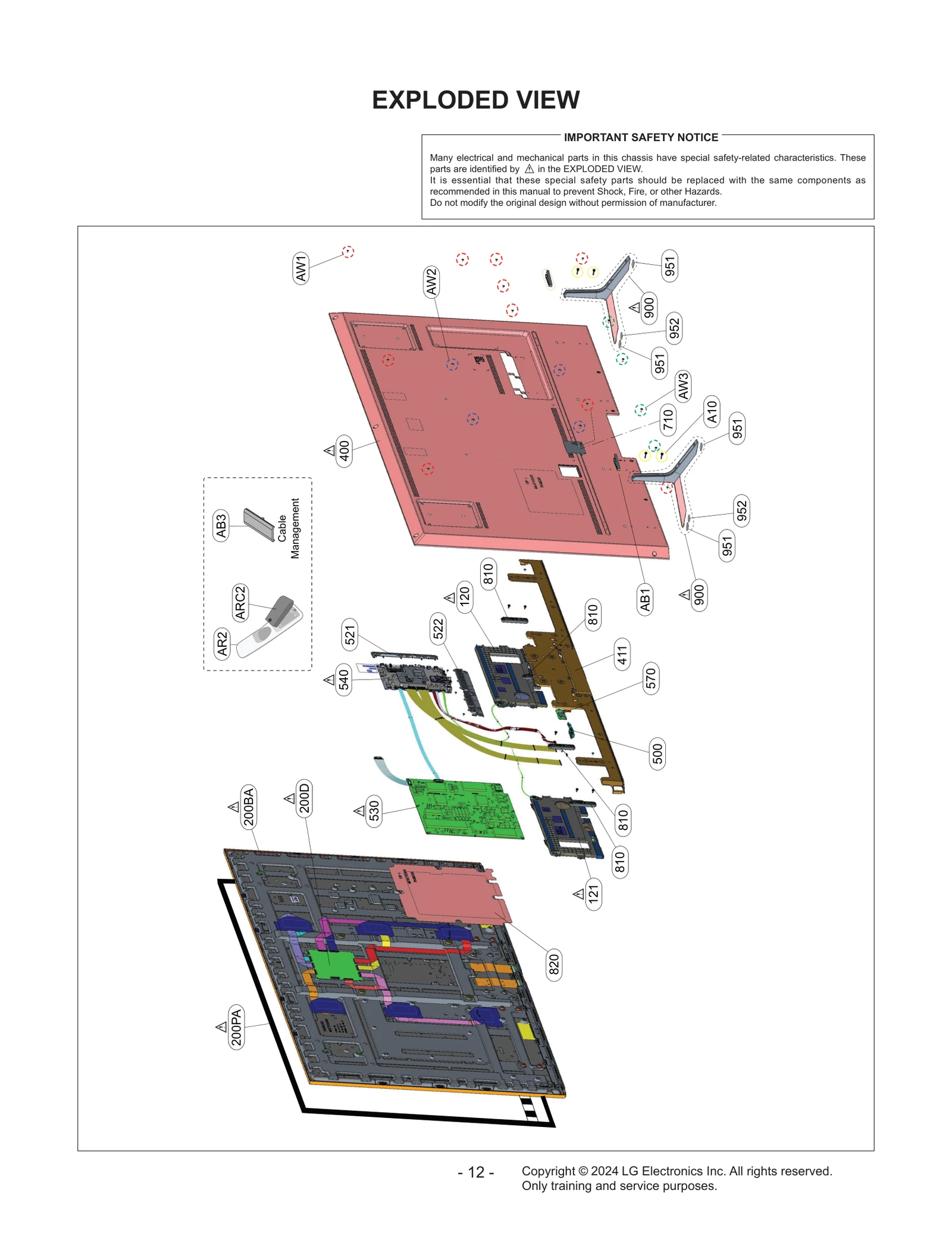 Mainboard BPR Total Assembly