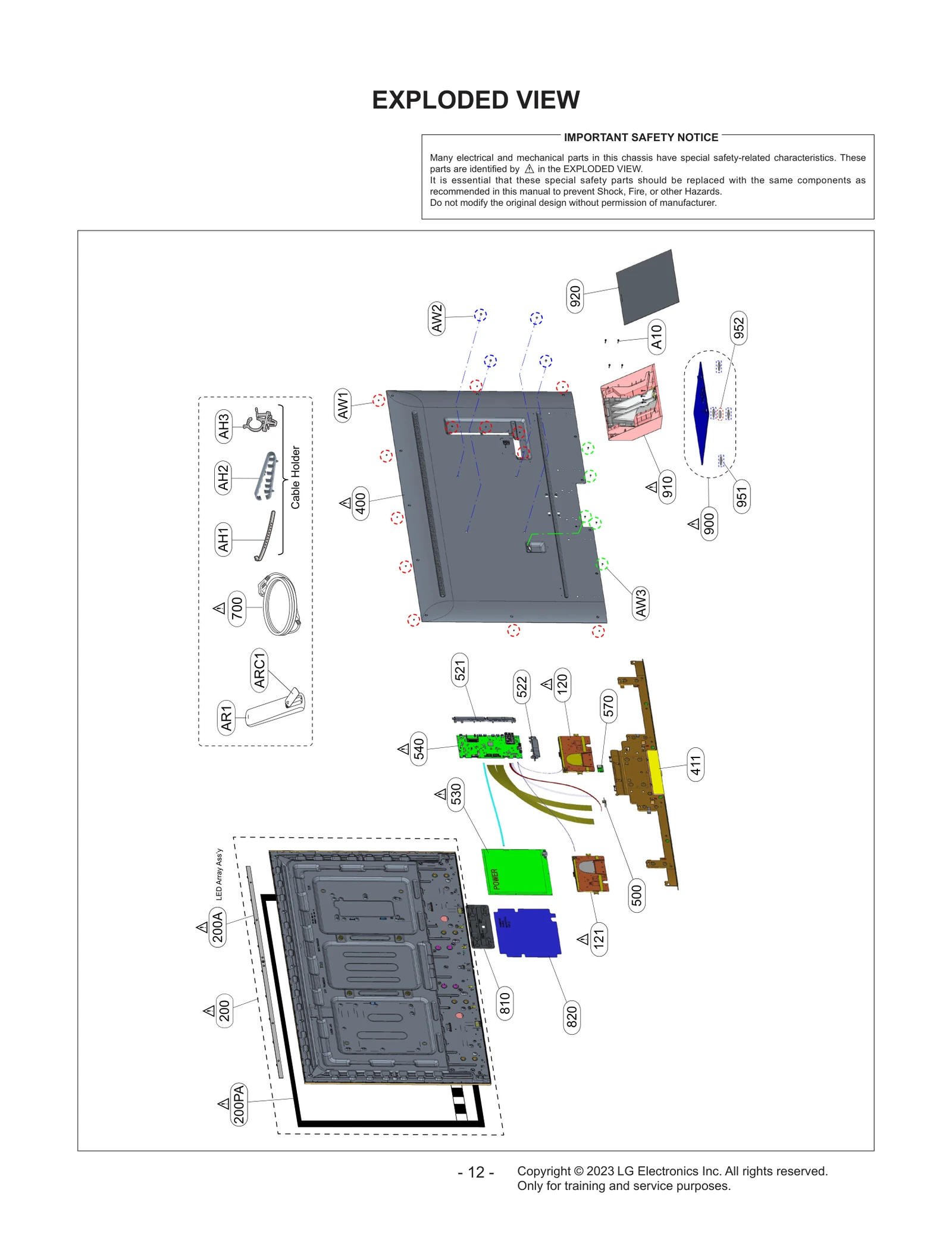 Mainboard BPR Total Assembly