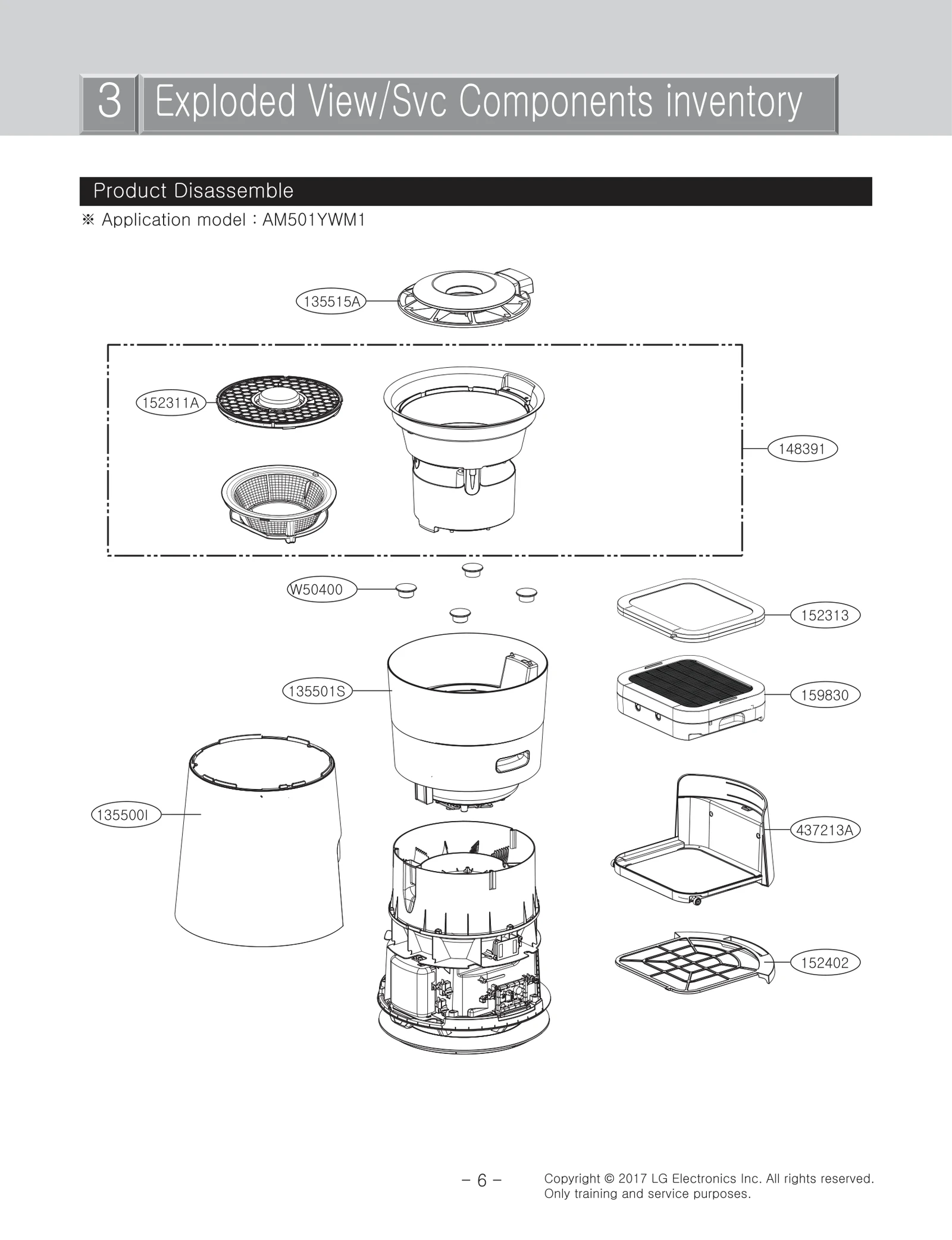 Water Tray Assembly