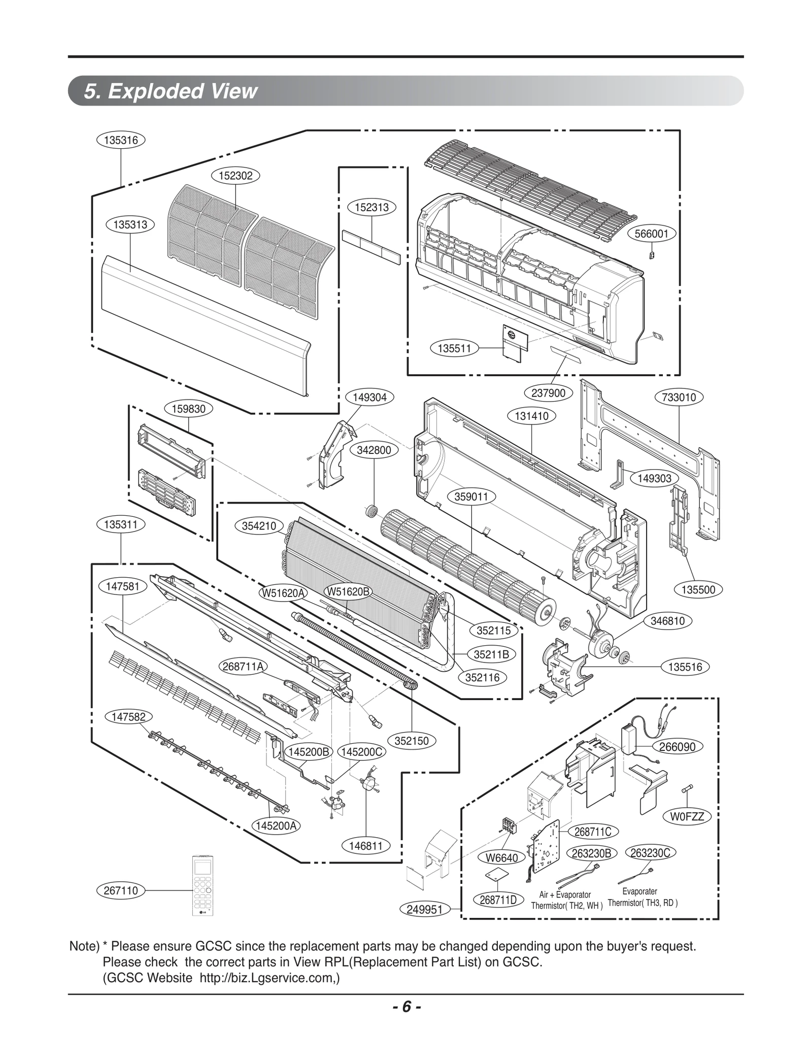 Indoor Front Grille Assembly