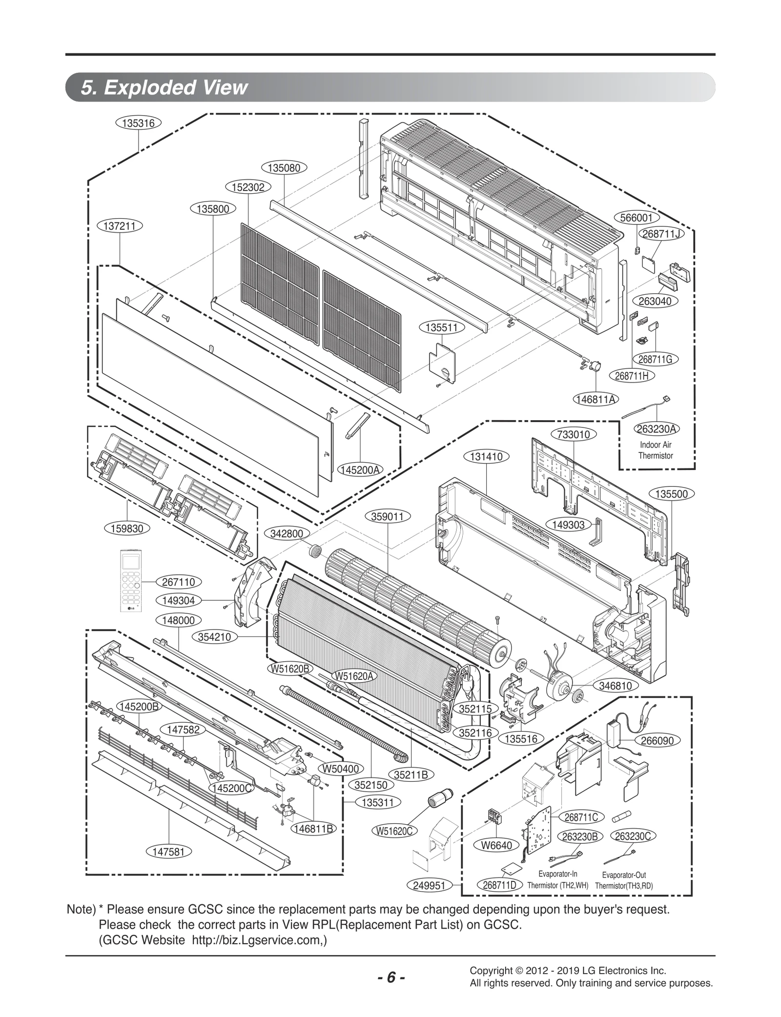 Indoor Front Grille Assembly