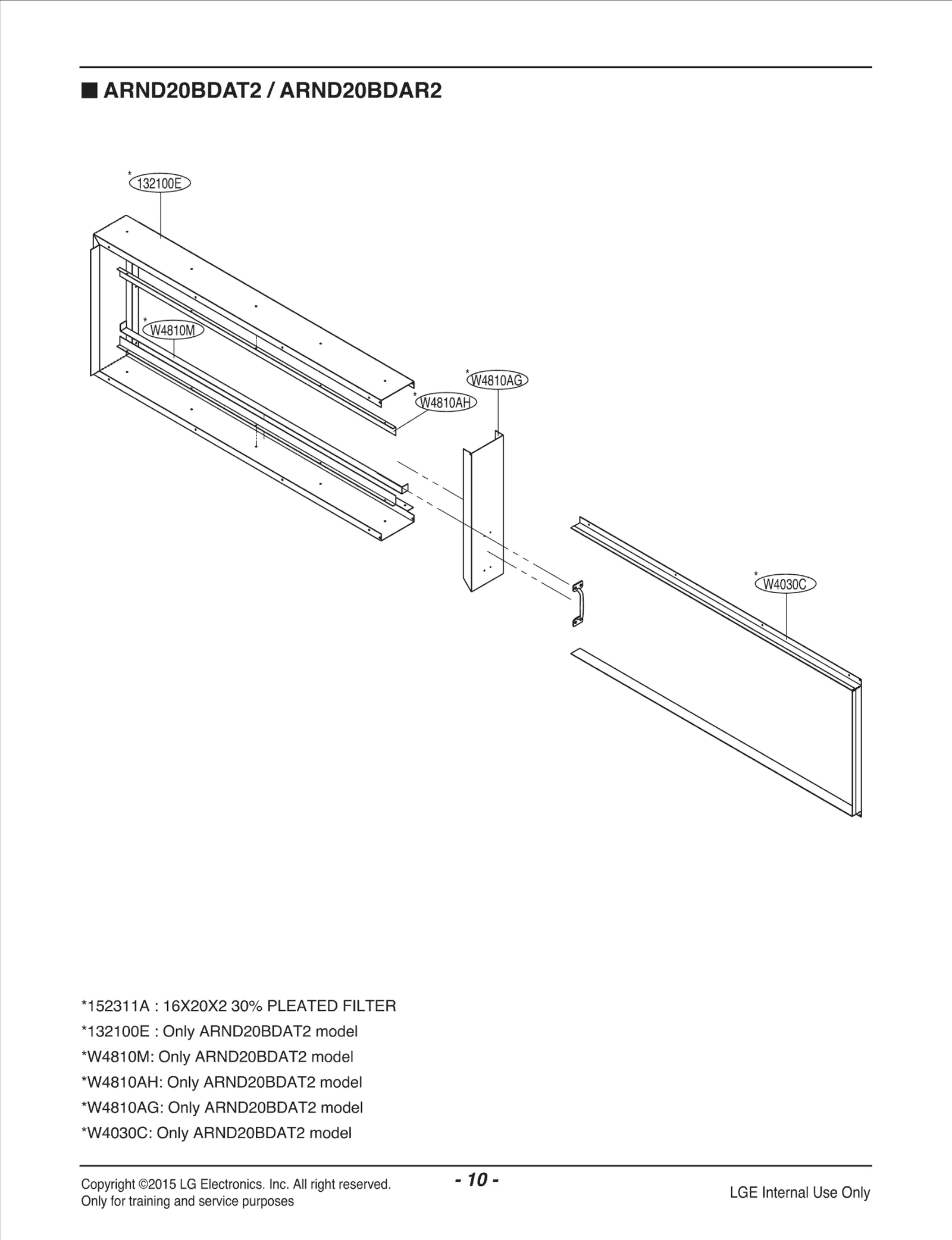 Air Conditioner Filter Assembly