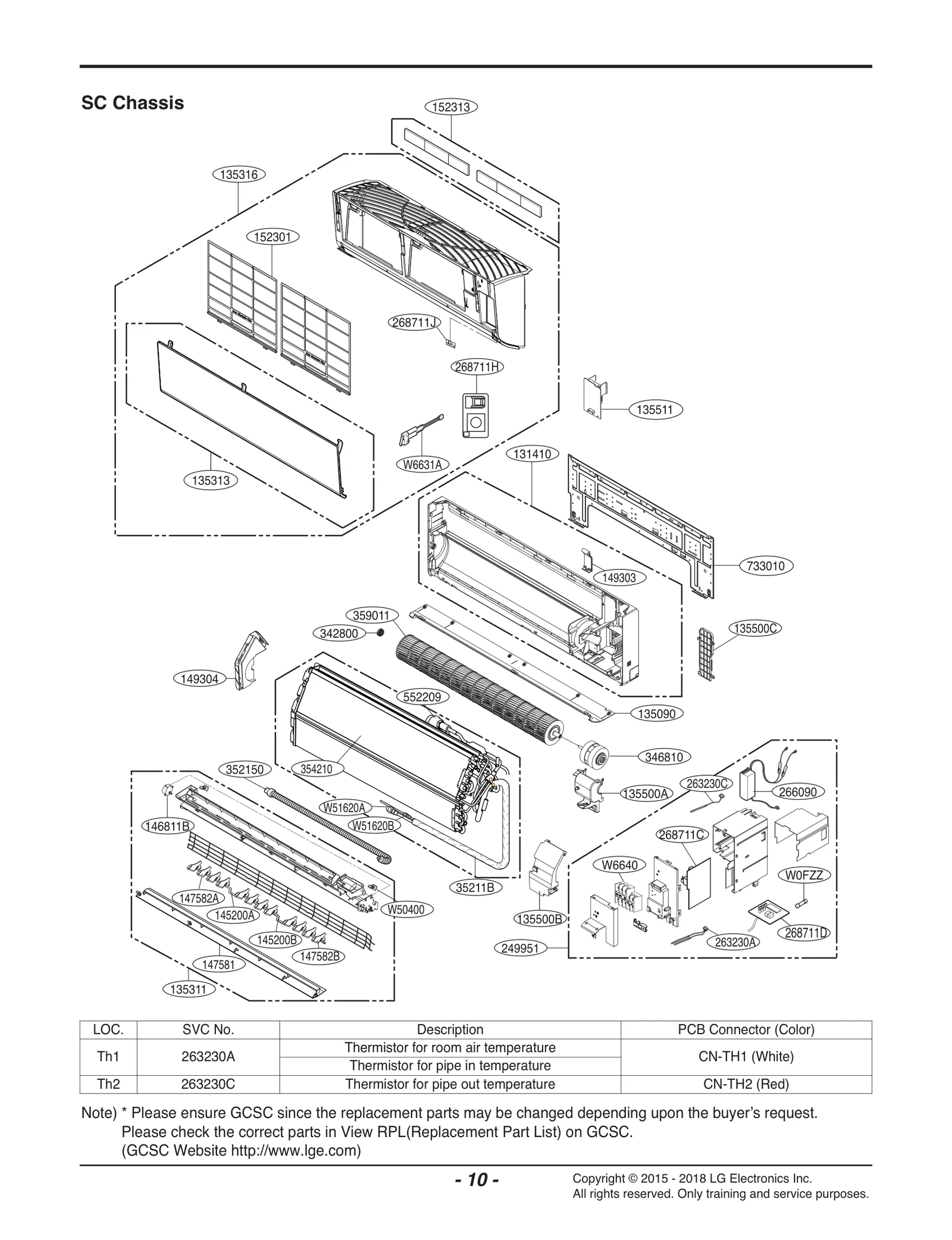 Indoor Discharge Grille Assembly