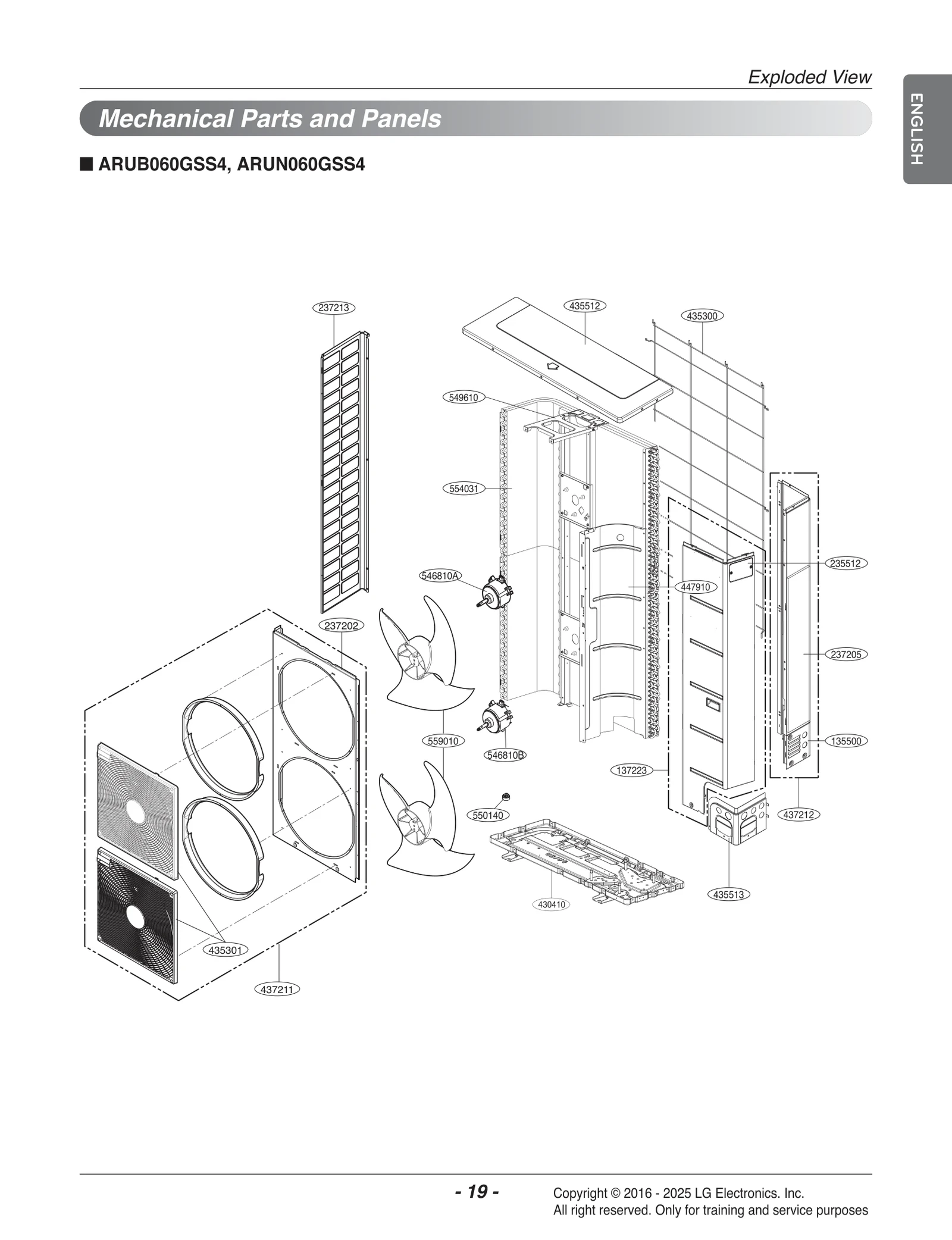 Bending Condenser Assembly