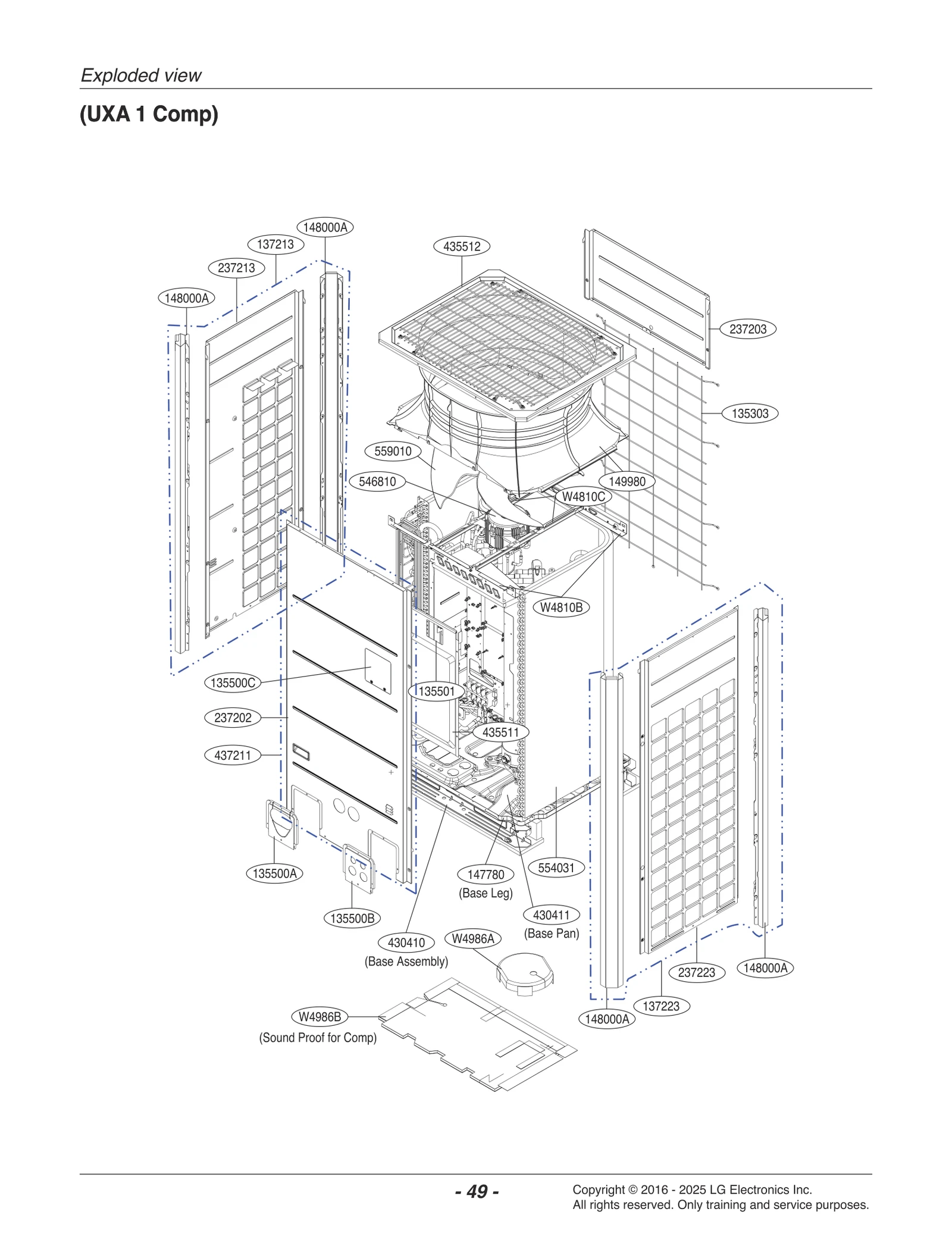 Outdoor DC Motor Assembly