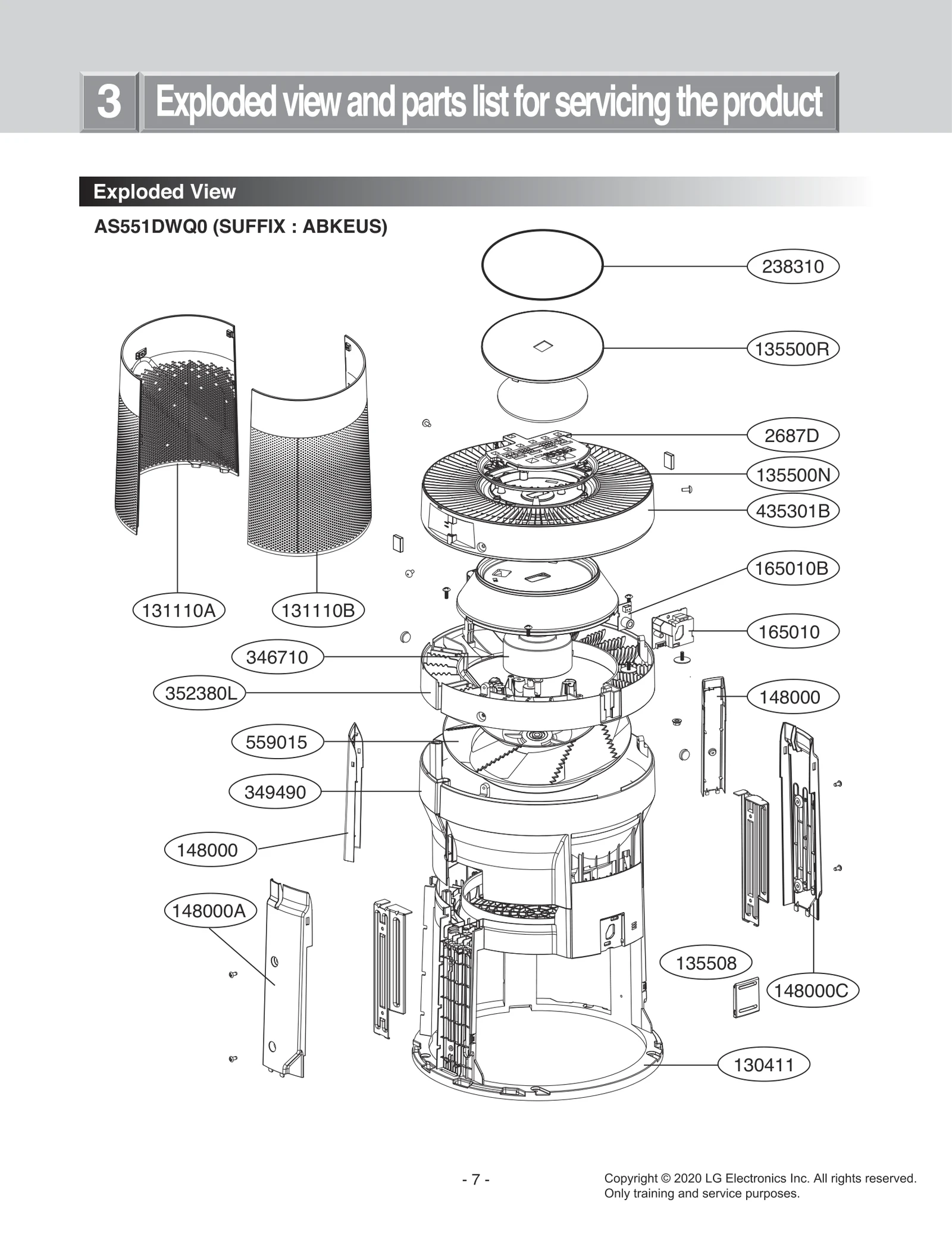Indoor DC Motor Assembly