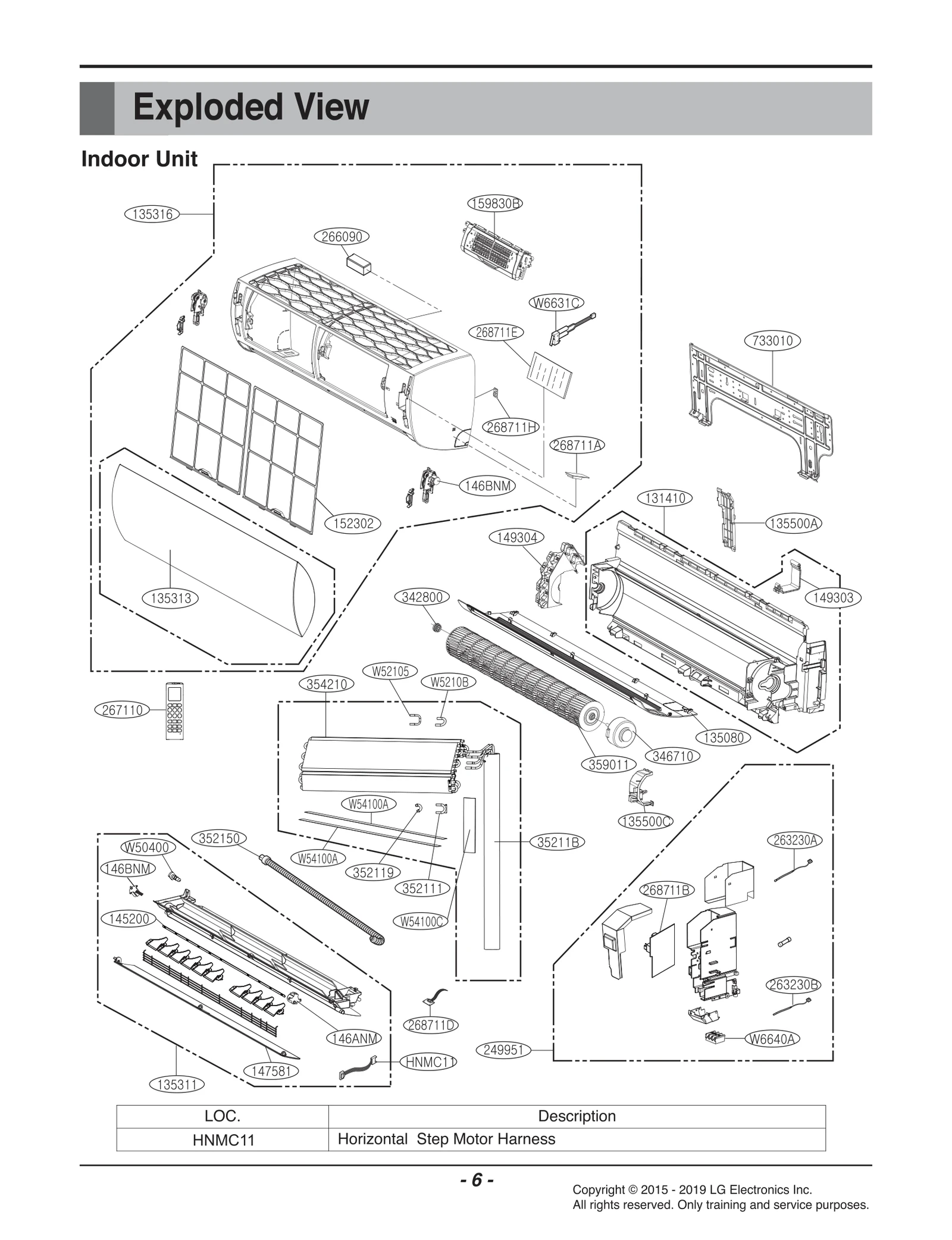 Front Indoor Grille Assembly