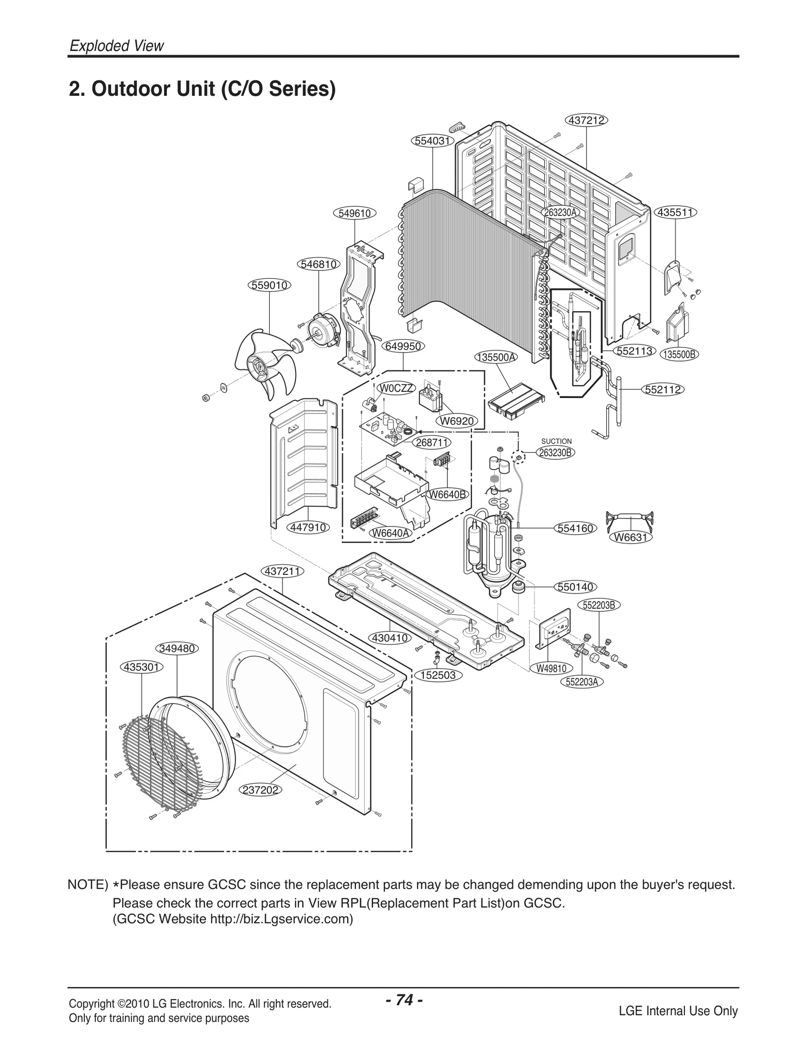 Bending Condenser Assembly