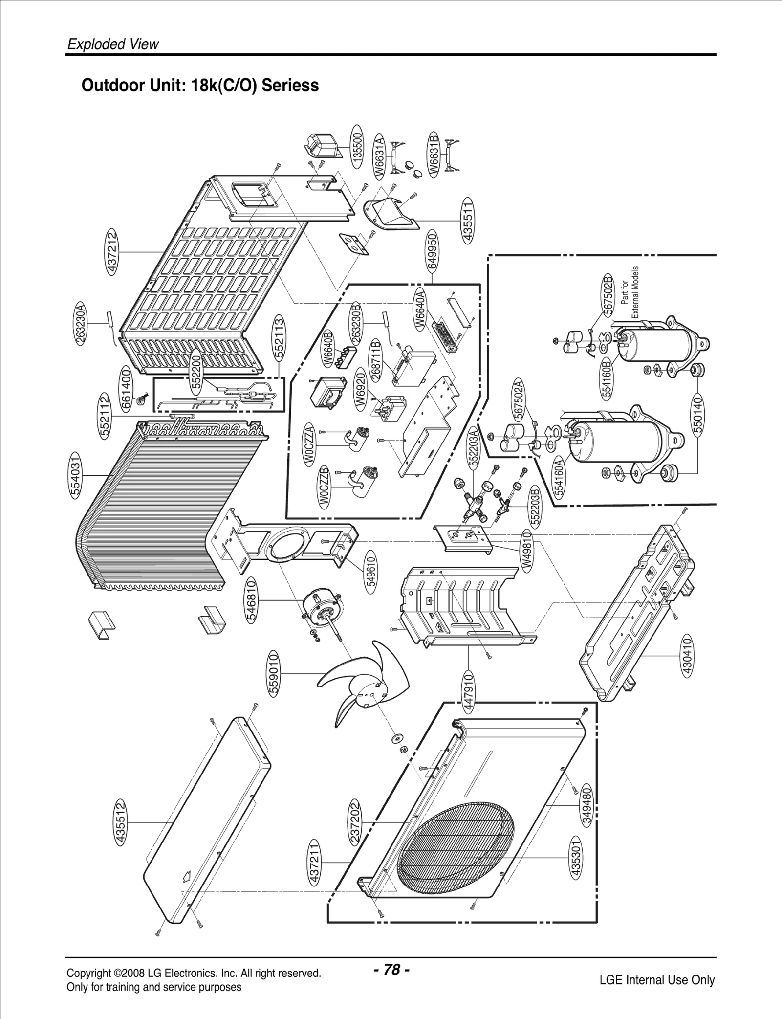 Front Outdoor Panel Assembly