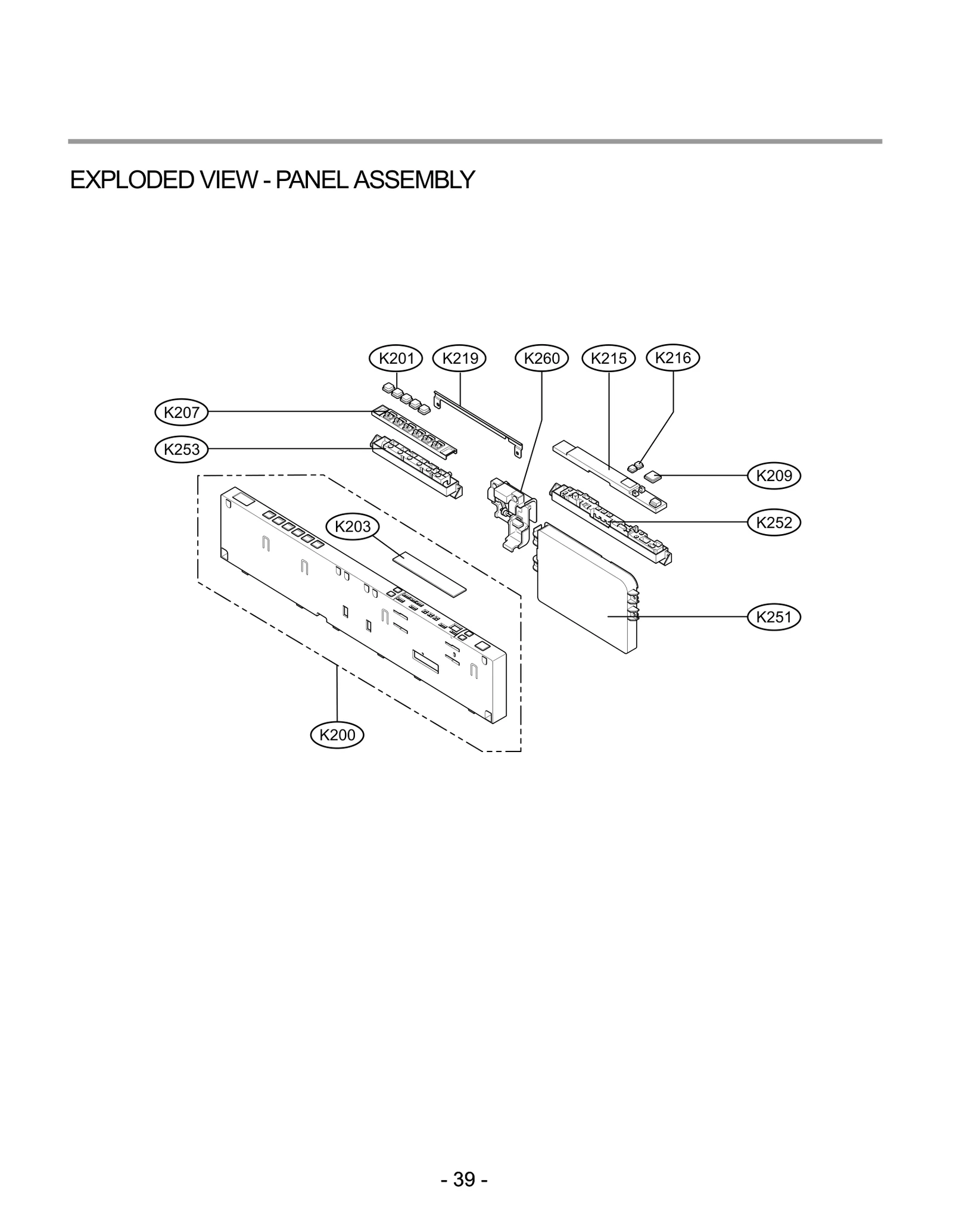 Control Panel Assembly