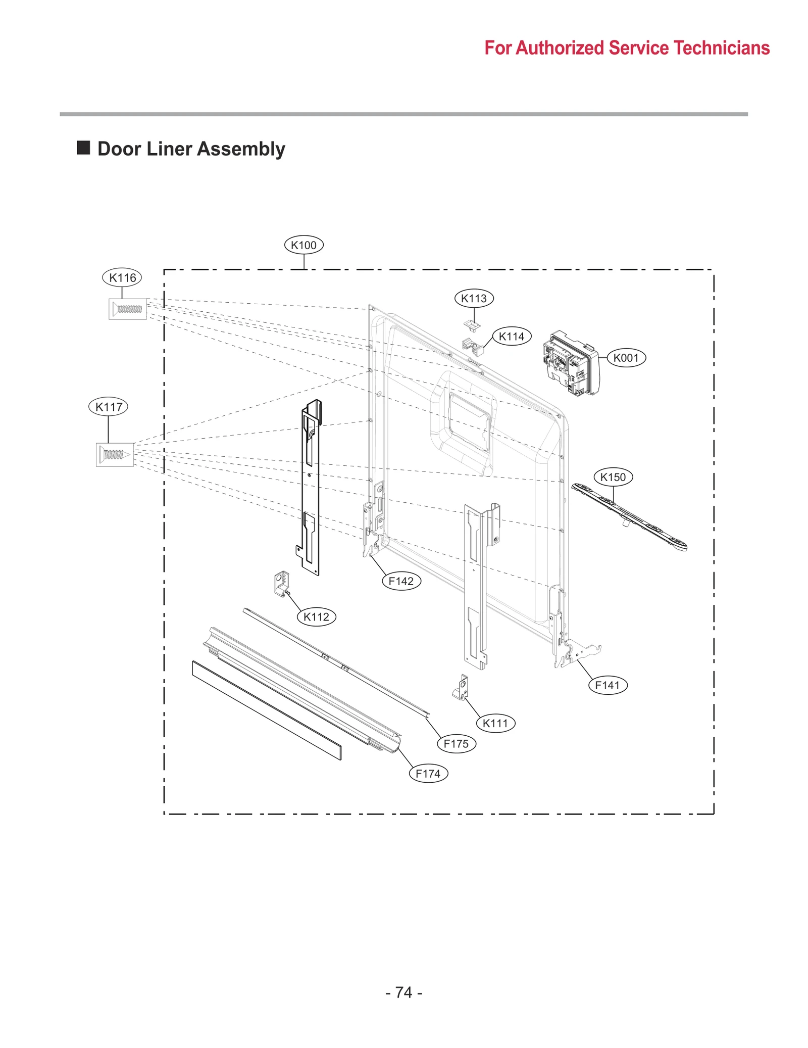 Door Liner Assembly