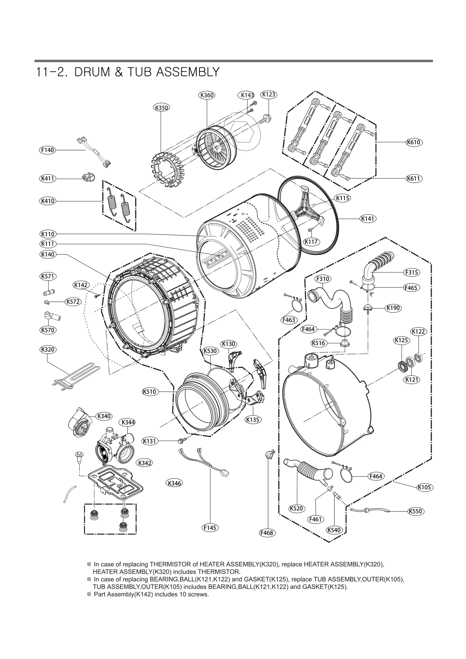 Tub Assembly Parts