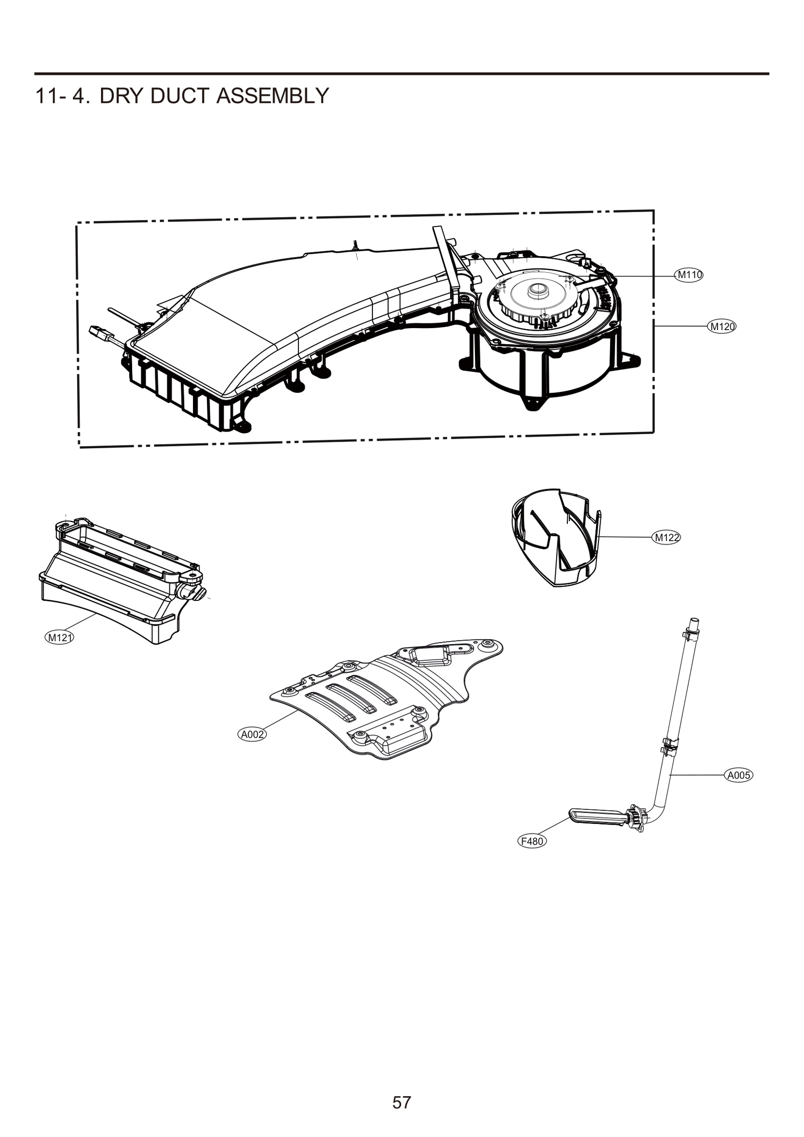 DC Fan Motor Assembly