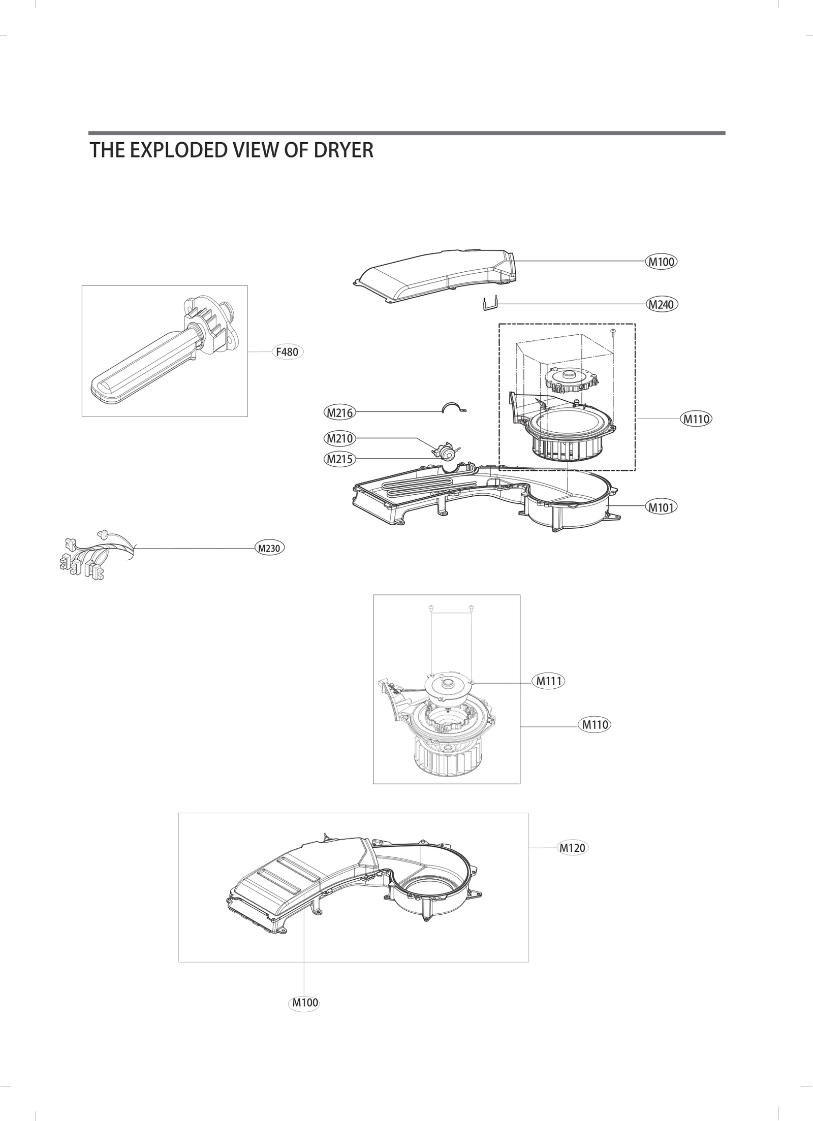 Fan DC Motor Assembly