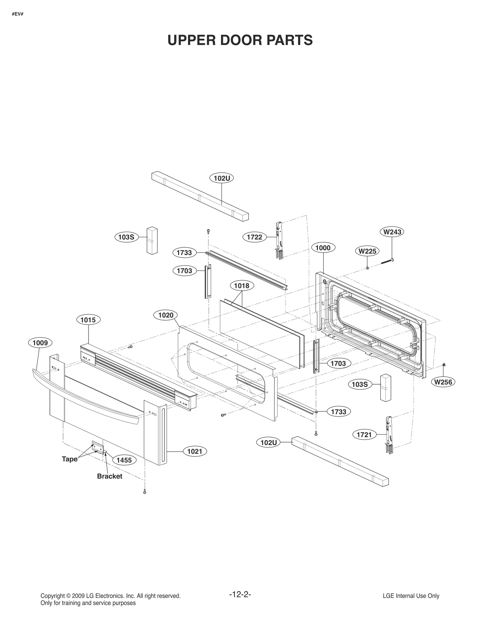 Door Parts Assembly SVC