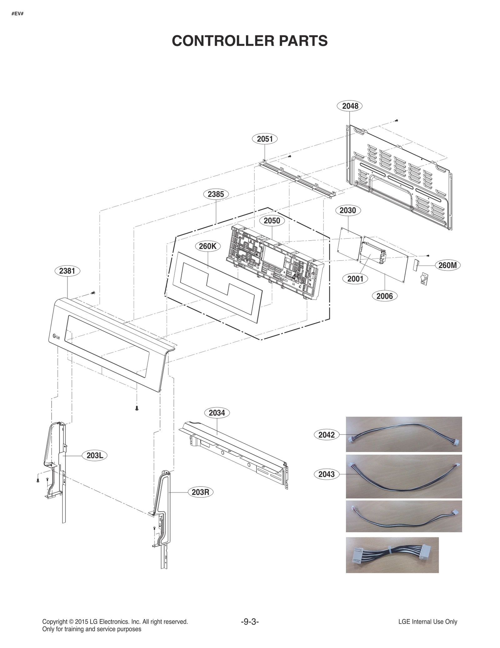 Glass Window Parts Assembly